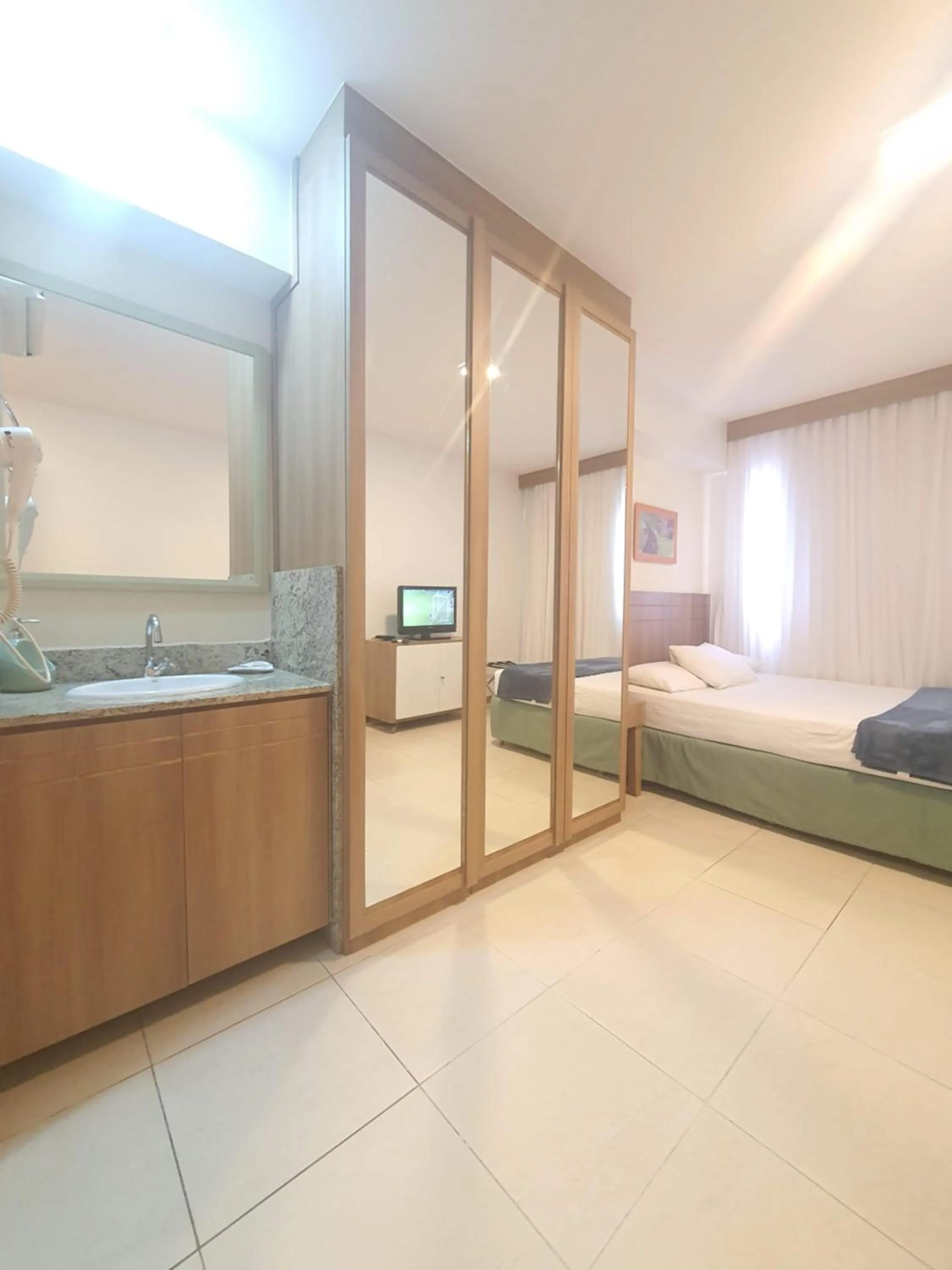 Bedroom, Bed in Flat Saint Moritz Express By Rei dos Flats