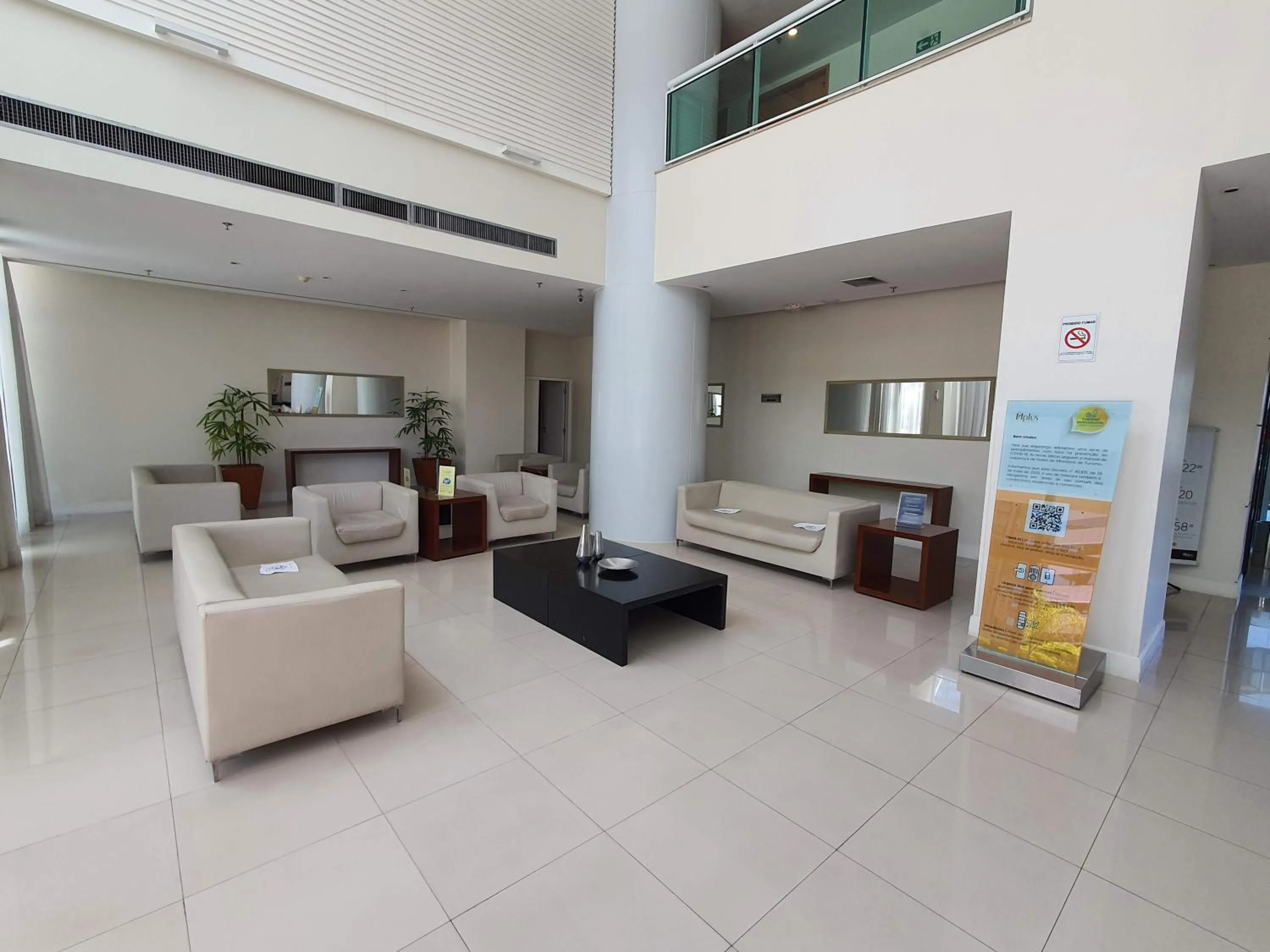 Lobby or reception in Flat Saint Moritz Express By Rei dos Flats