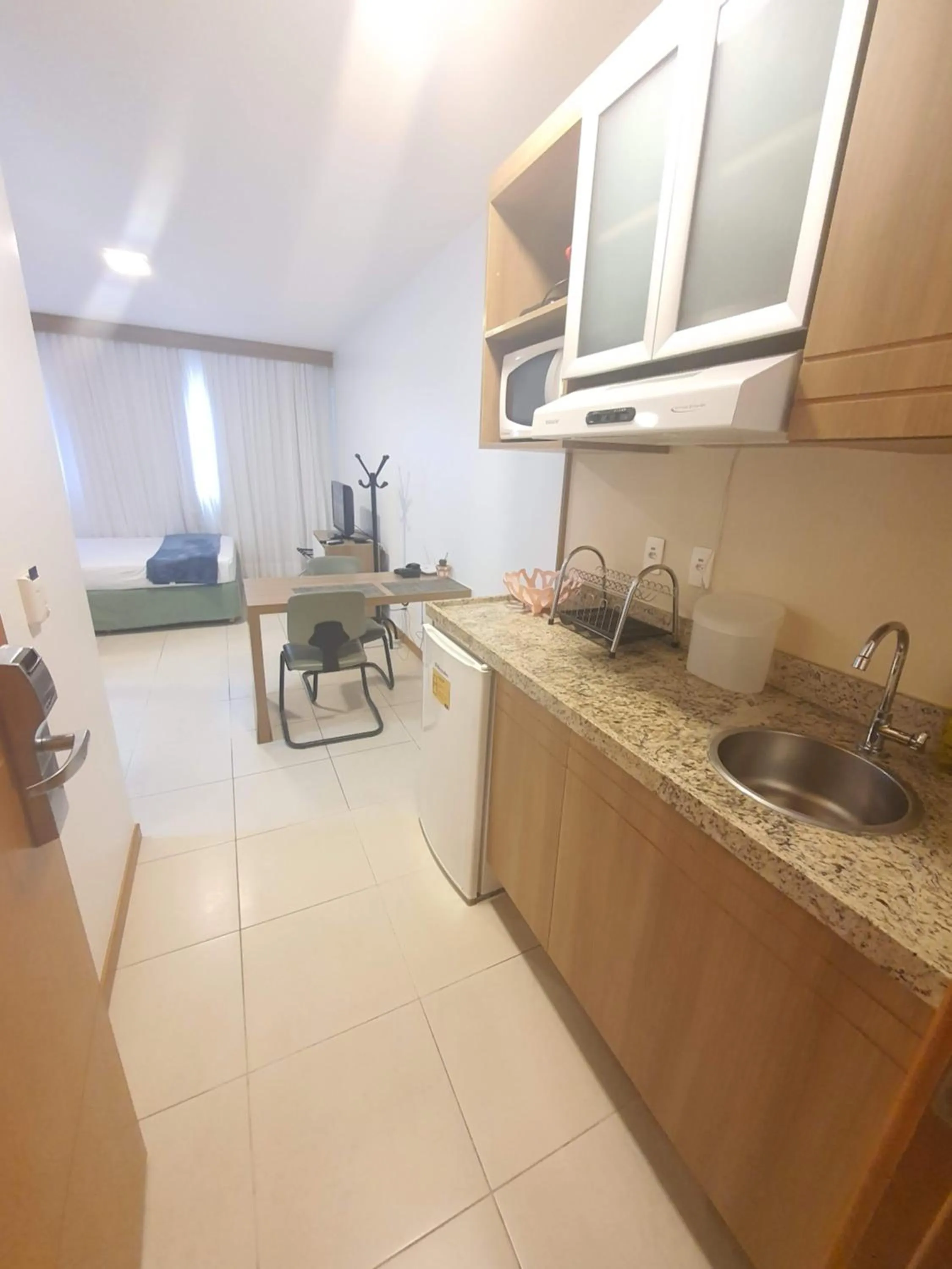 Kitchen or kitchenette in Flat Saint Moritz Express By Rei dos Flats