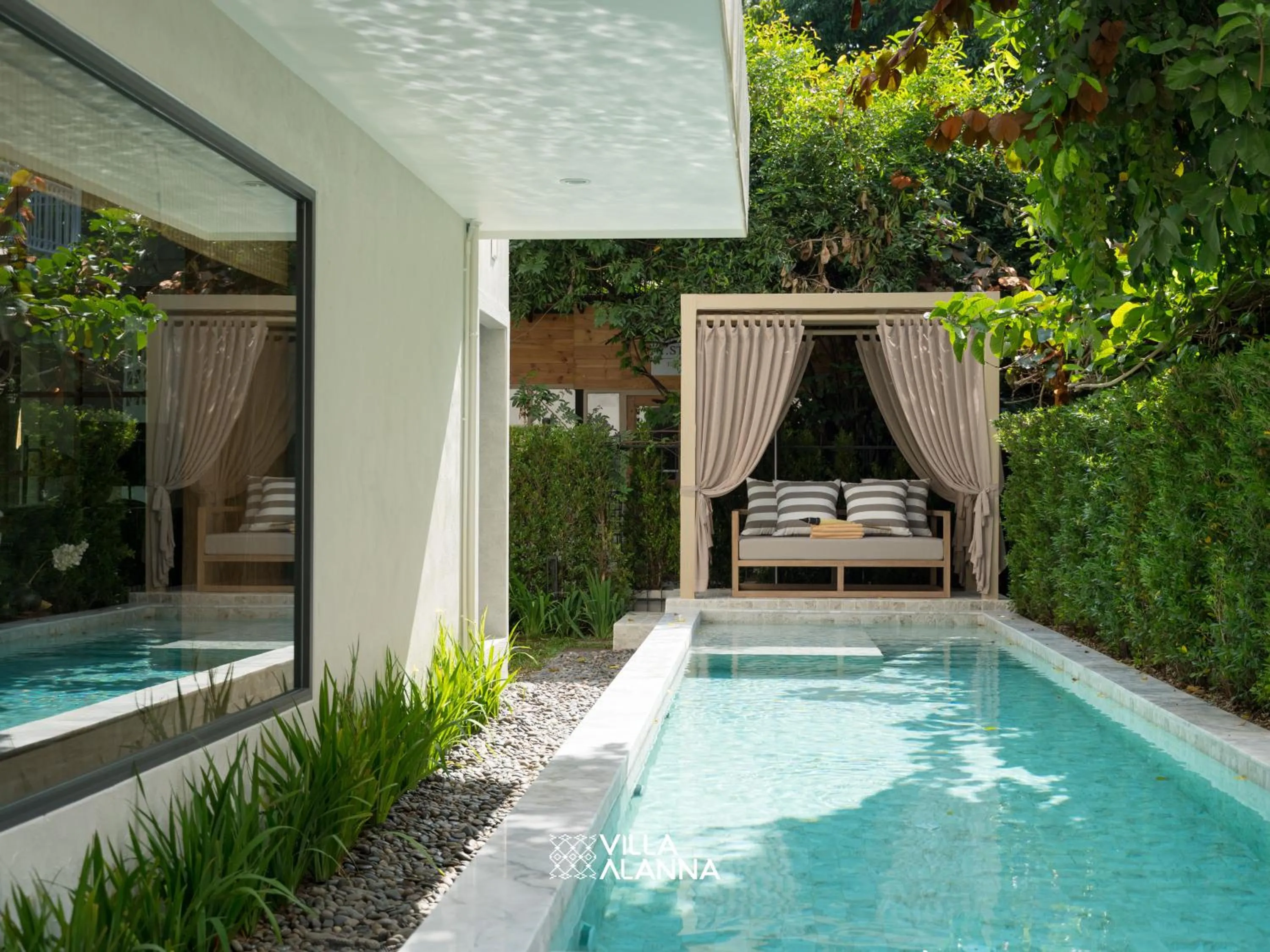 Pool view in Villa ALANNA