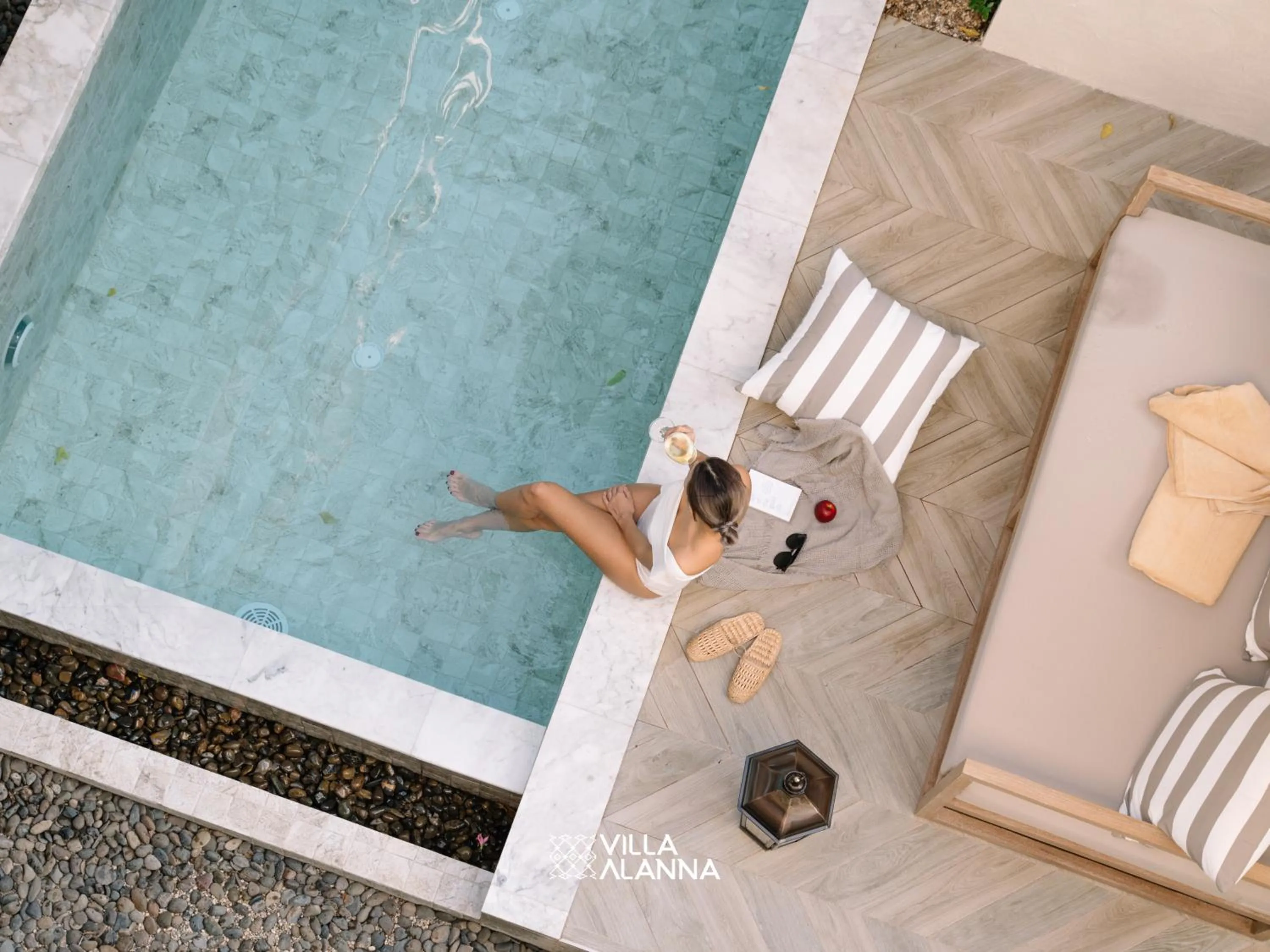 Pool view in Villa ALANNA