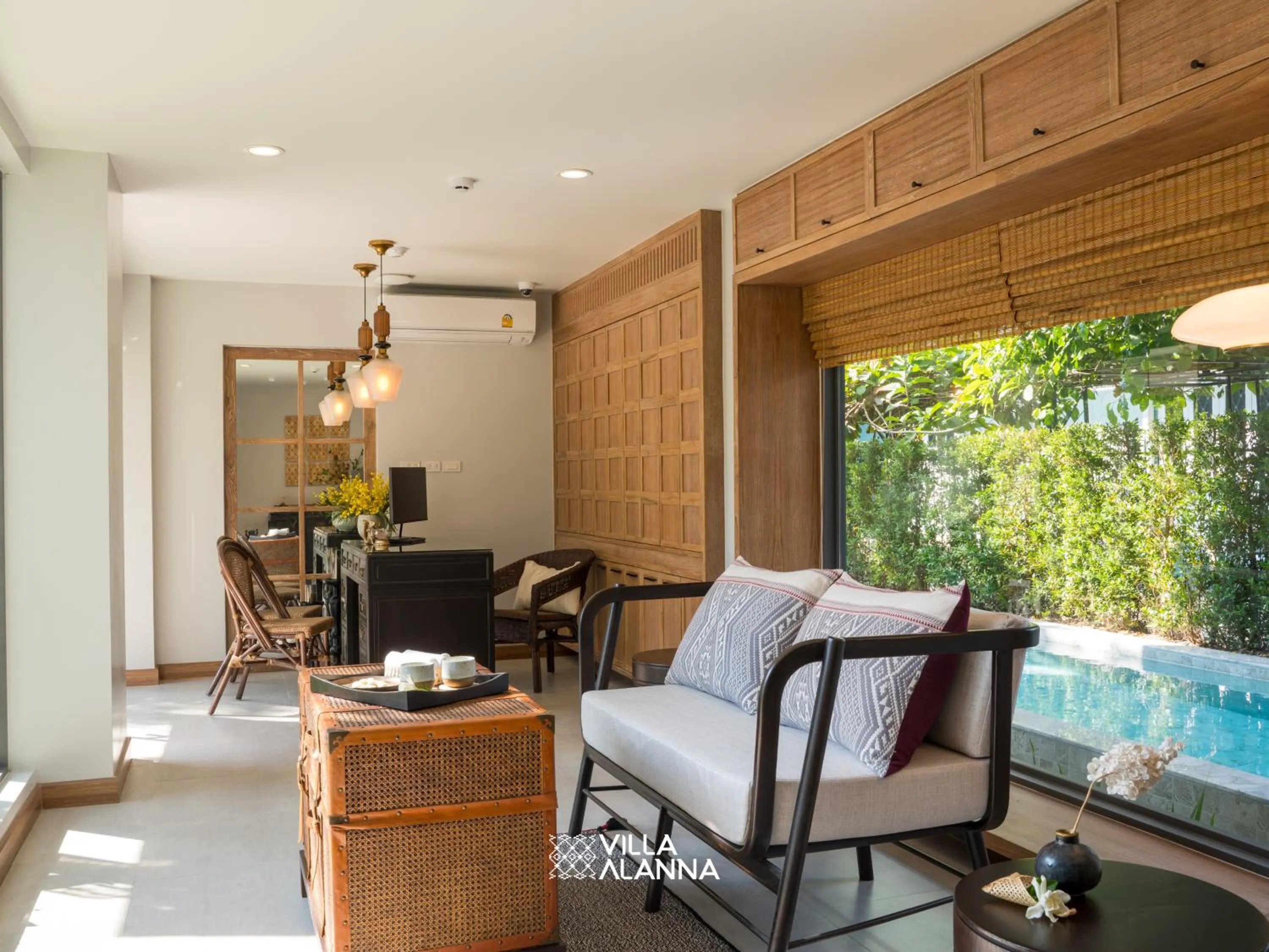 Lobby or reception in Villa ALANNA