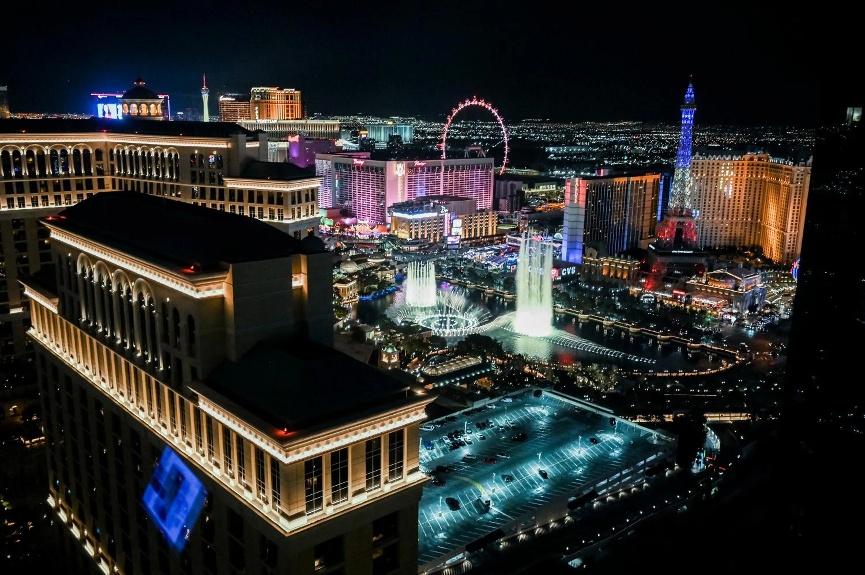 Property building in StripViewSuites at Vdara