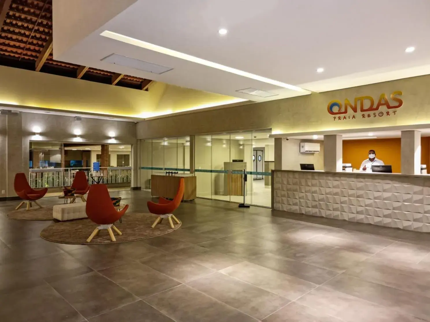 Lobby or reception in Ondas Praia Resort Lobby or reception in Ondas Praia Resort