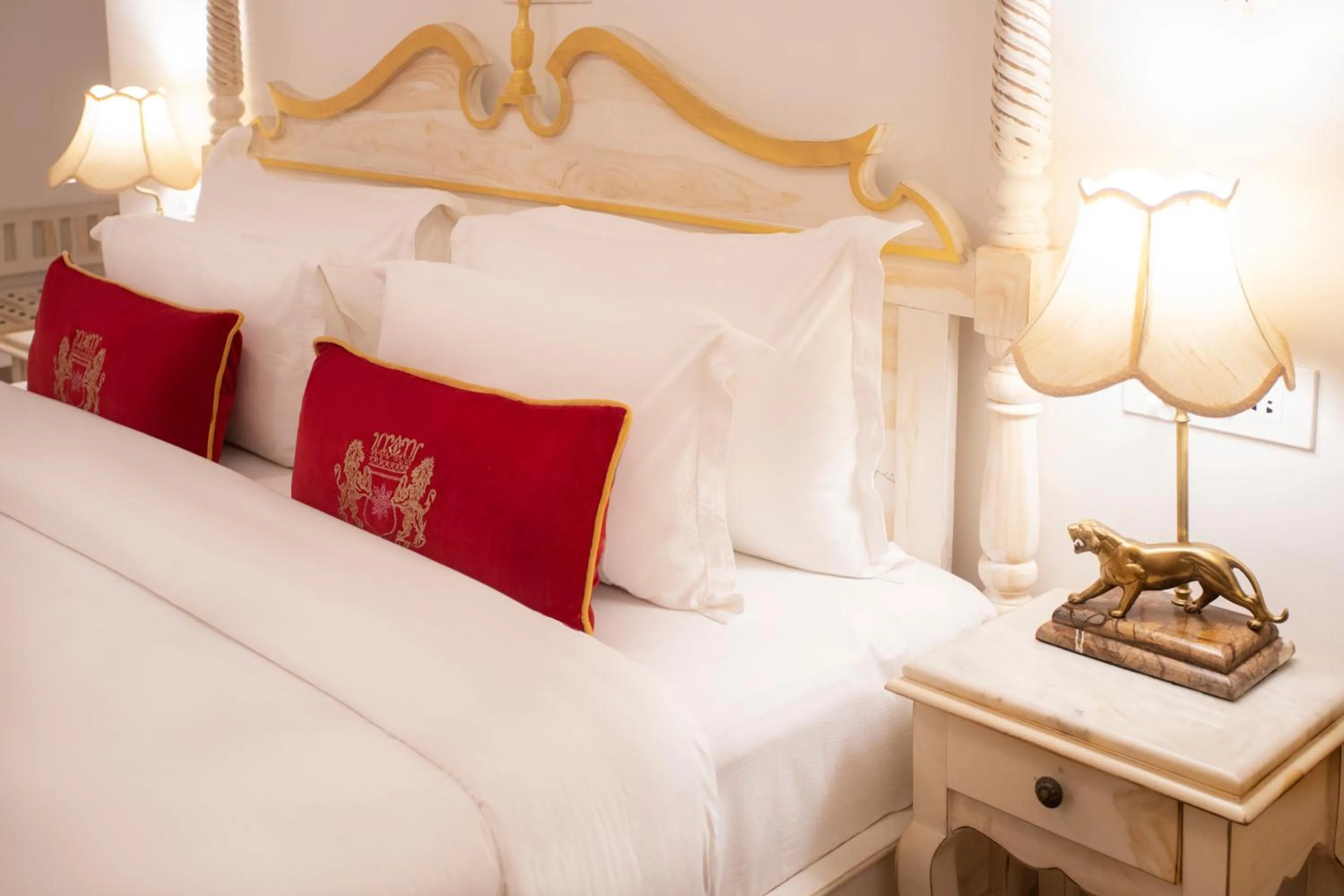 Bed in The Royal Hermitage - Best Luxury Boutique Hotel Jaipur