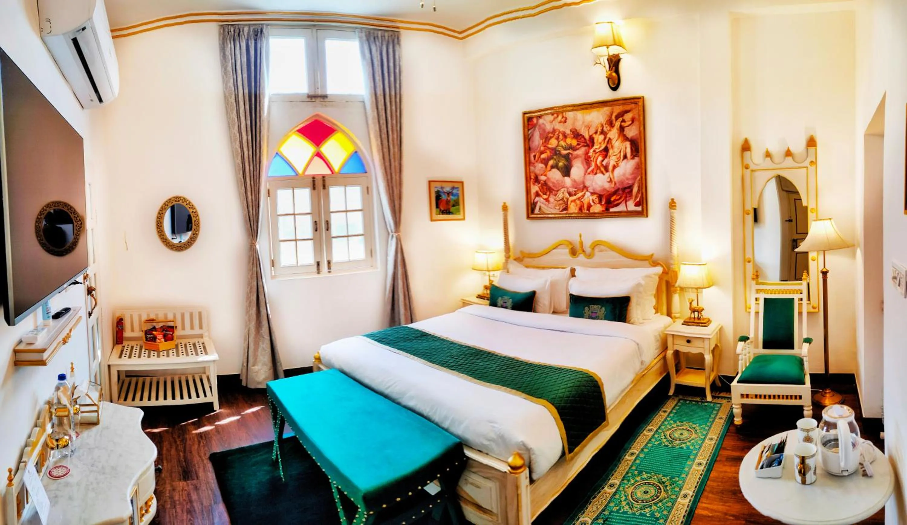 Bed in The Royal Hermitage - Best Luxury Boutique Hotel Jaipur