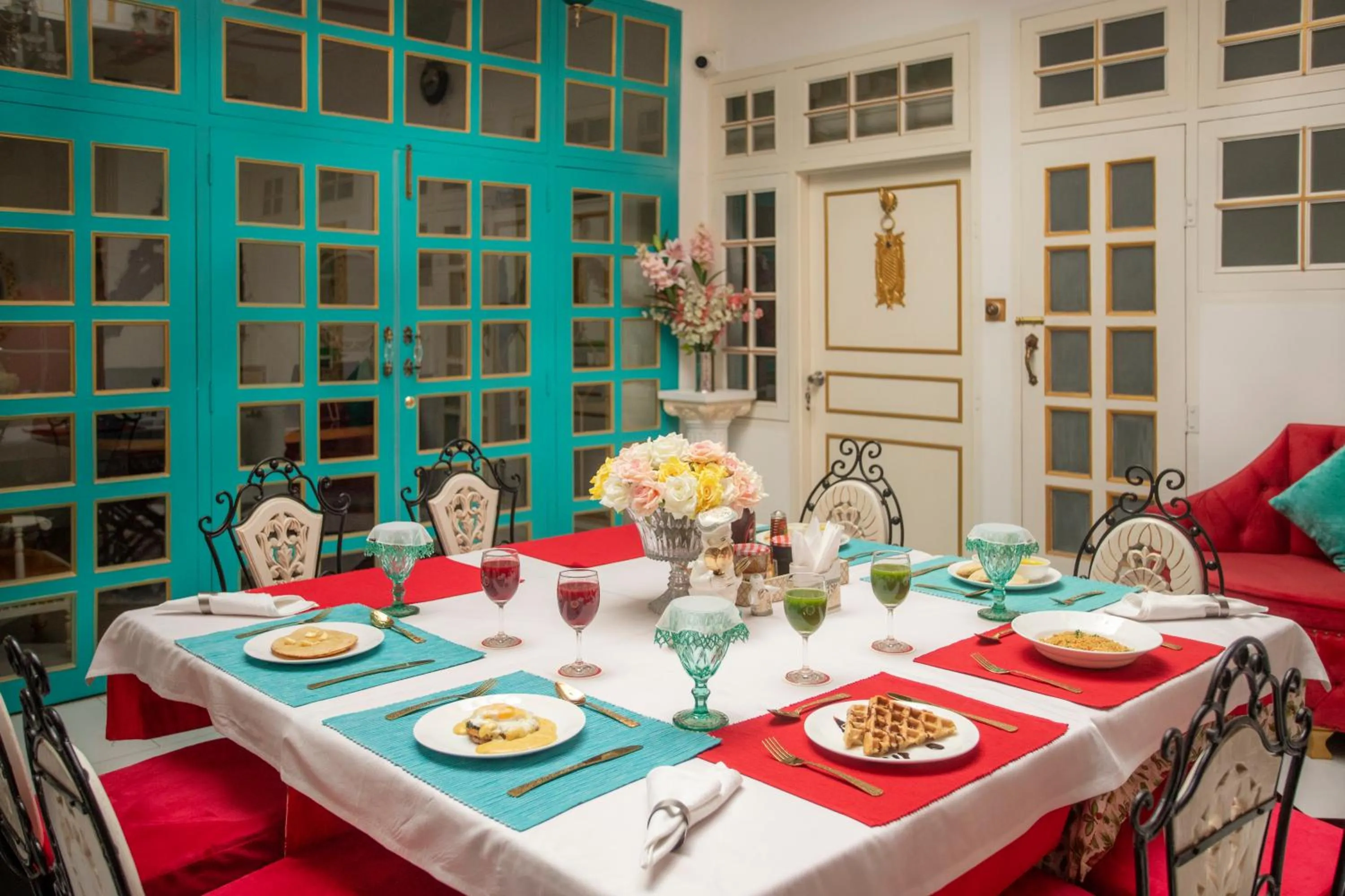 Dining area in The Royal Hermitage - Best Luxury Boutique Hotel Jaipur