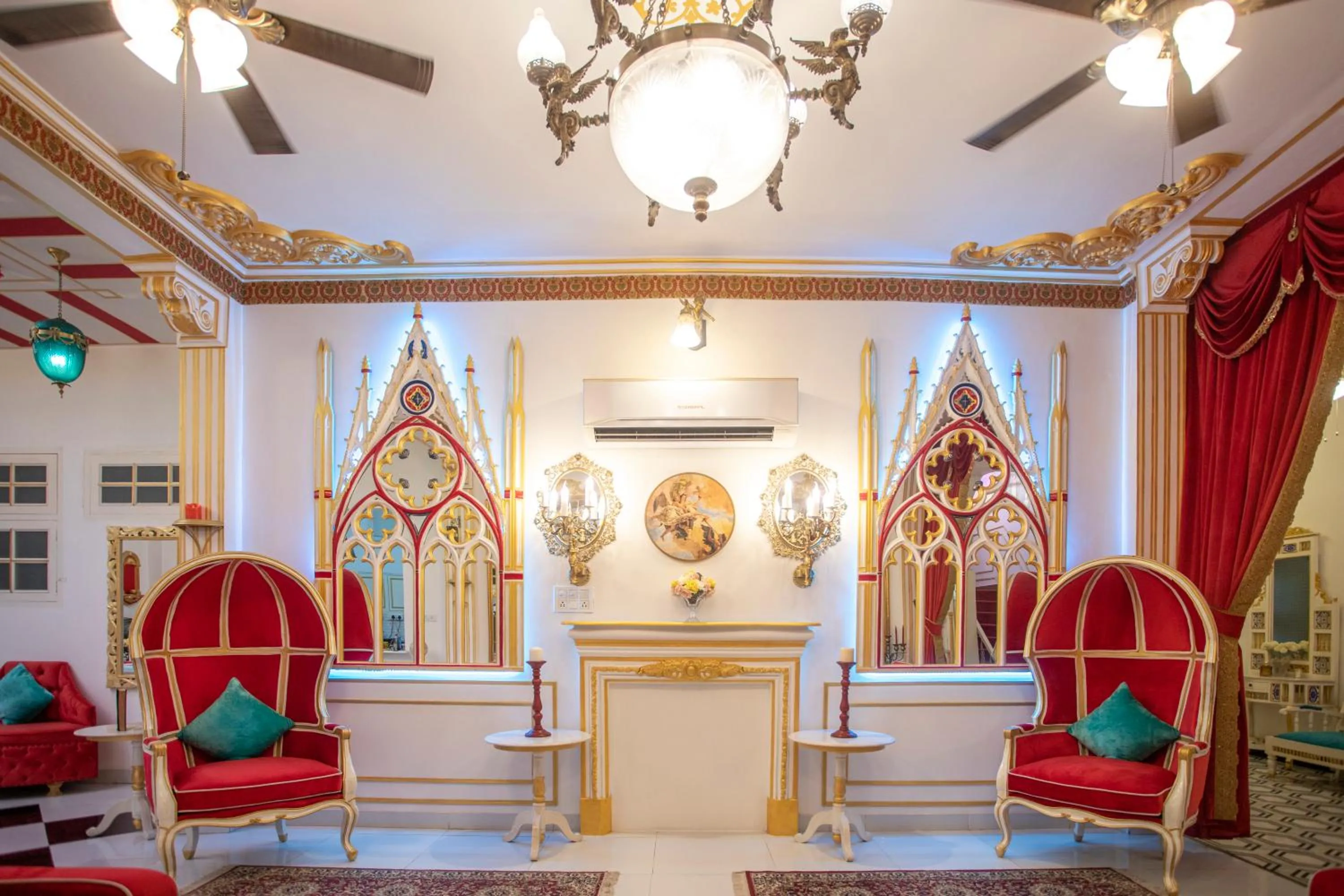 Living room in The Royal Hermitage - Best Luxury Boutique Hotel Jaipur