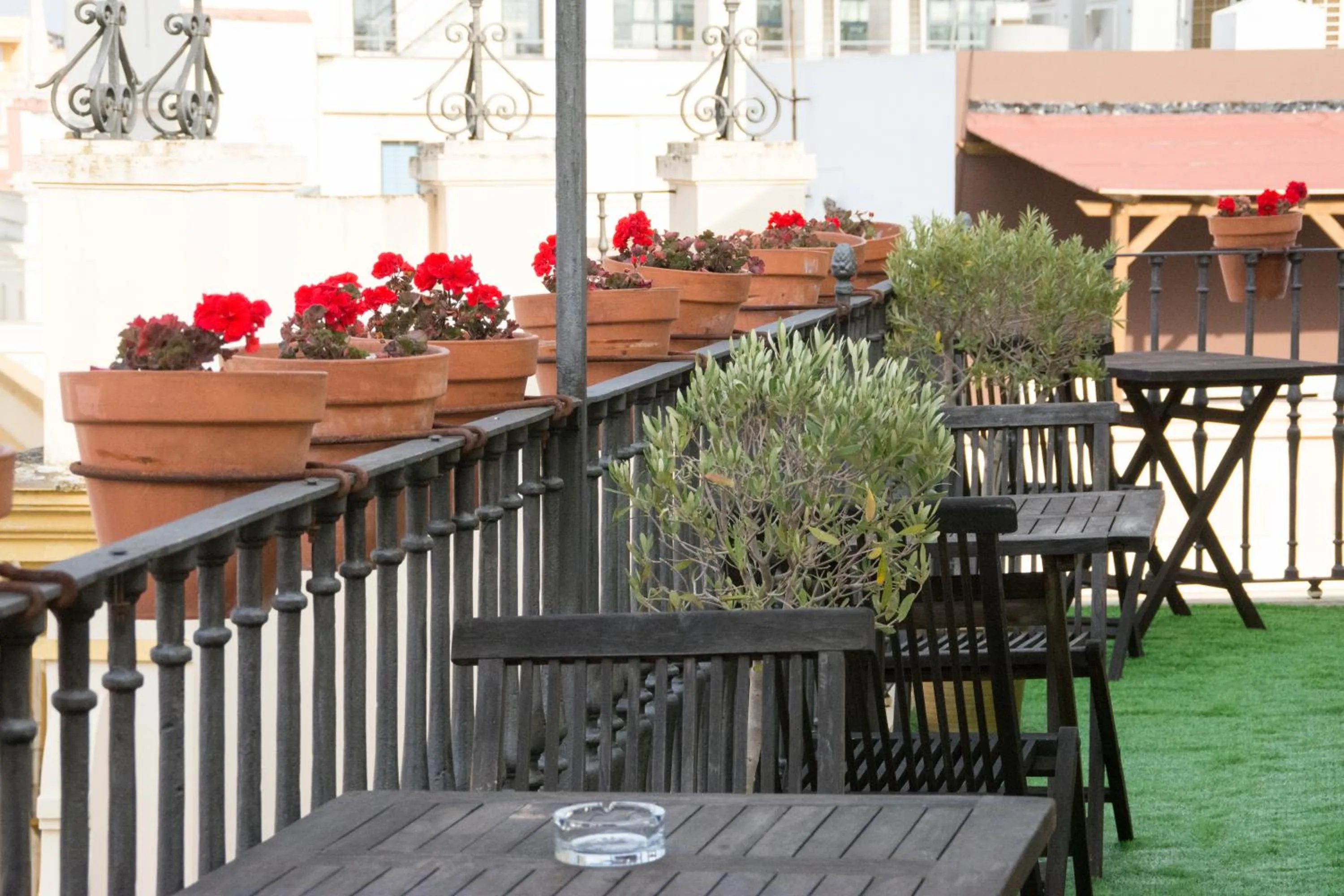 Balcony/Terrace in Hotel Plaza