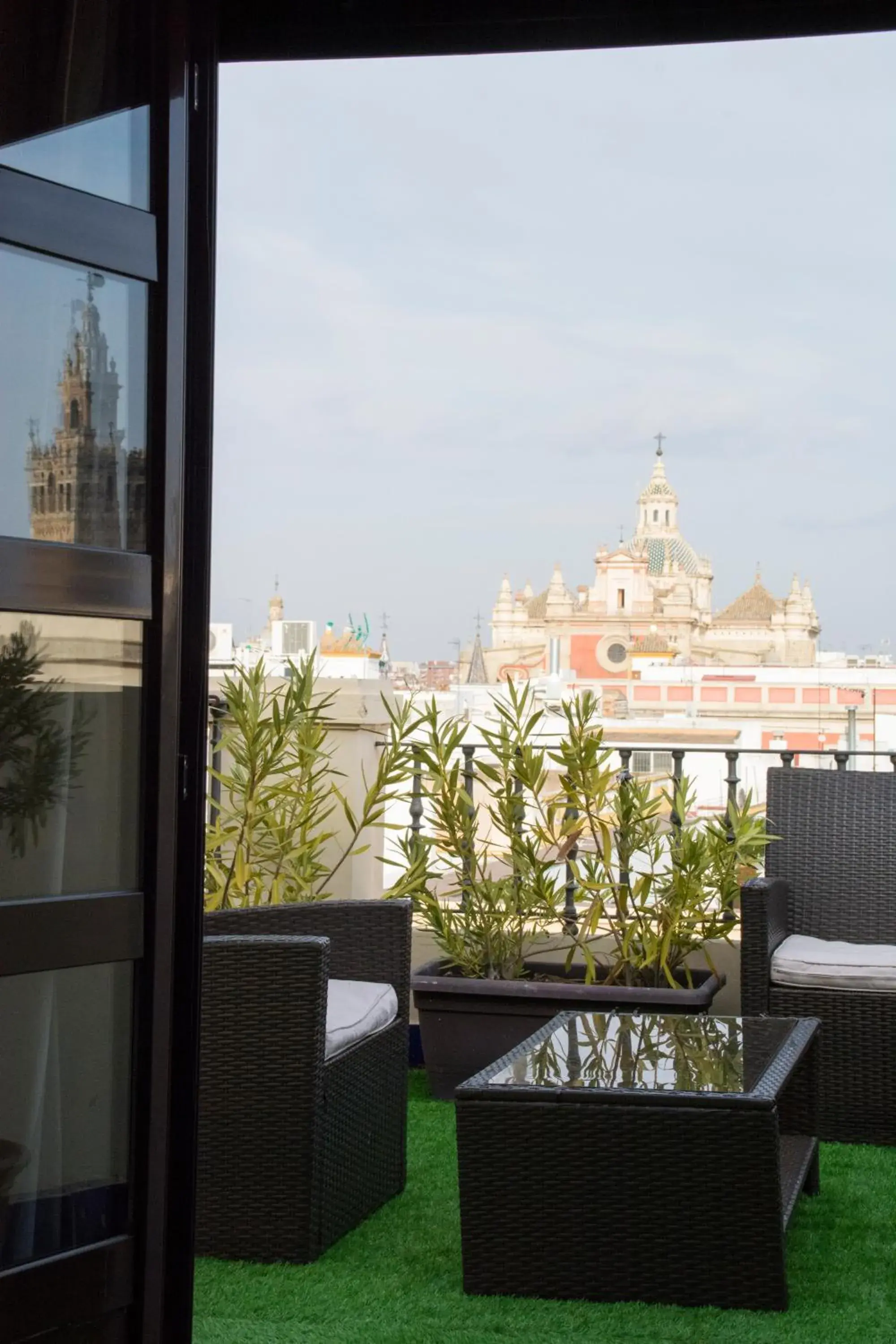 City view in Hotel Plaza City view in Hotel Plaza