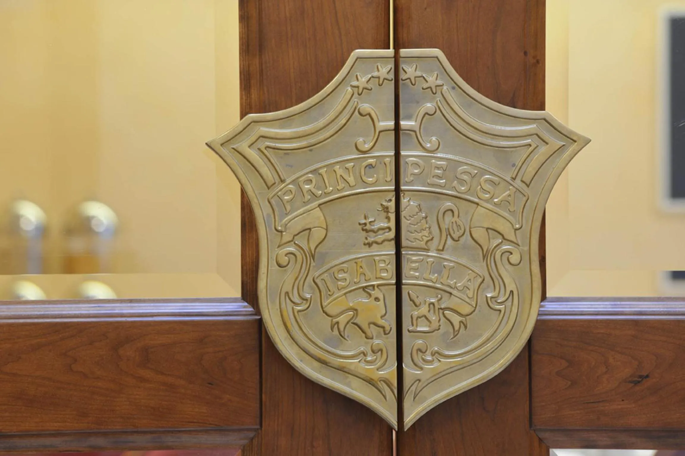 Decorative detail in Hotel Principessa Isabella