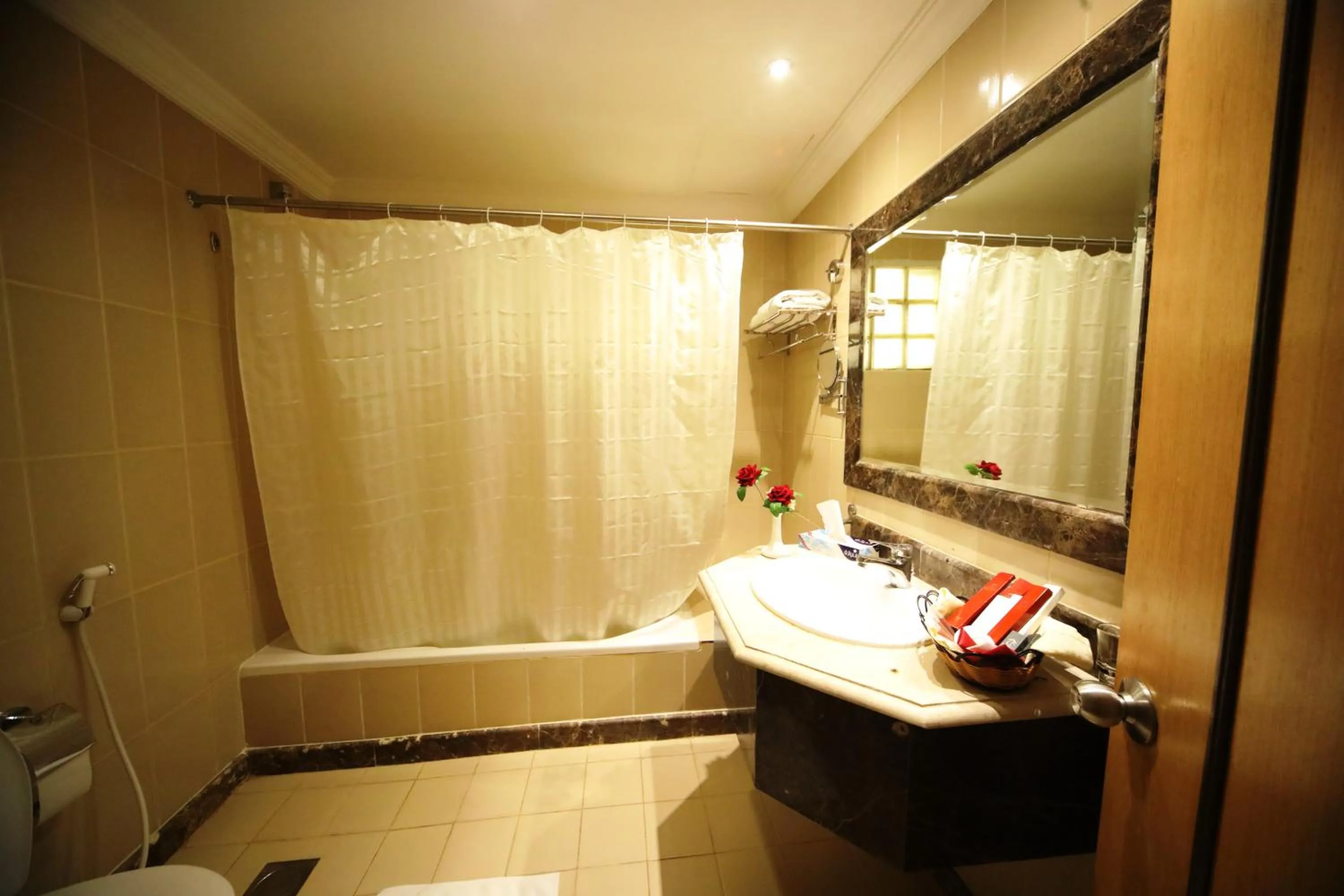 Shower in Roshan Al Azhar Hotel