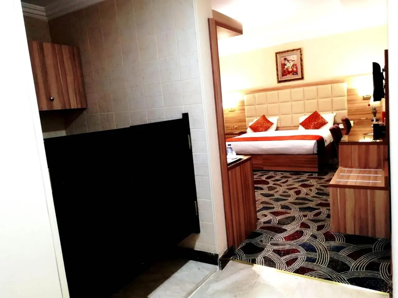 Bed in Roshan Al Azhar Hotel