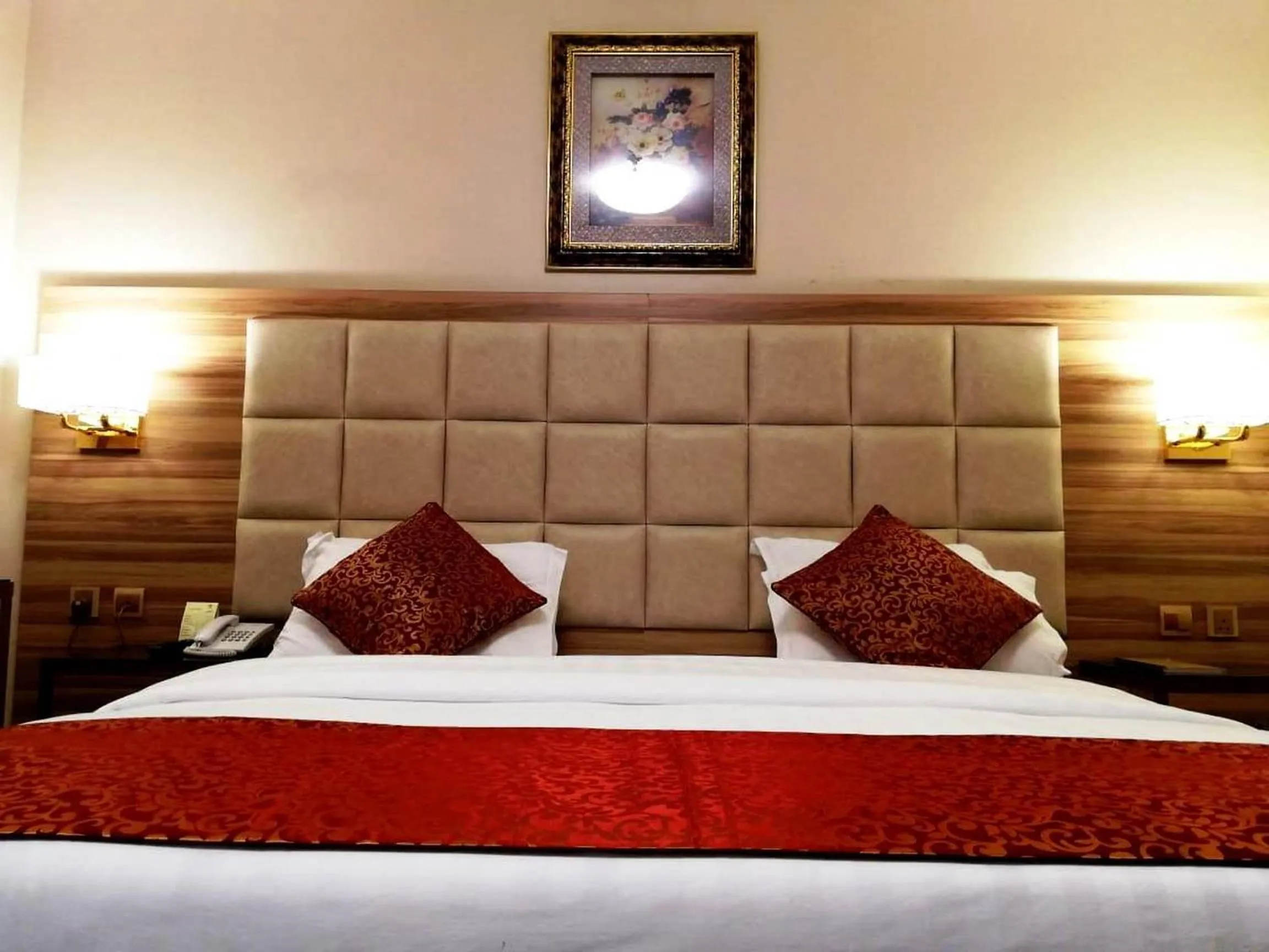 Bed in Roshan Al Azhar Hotel