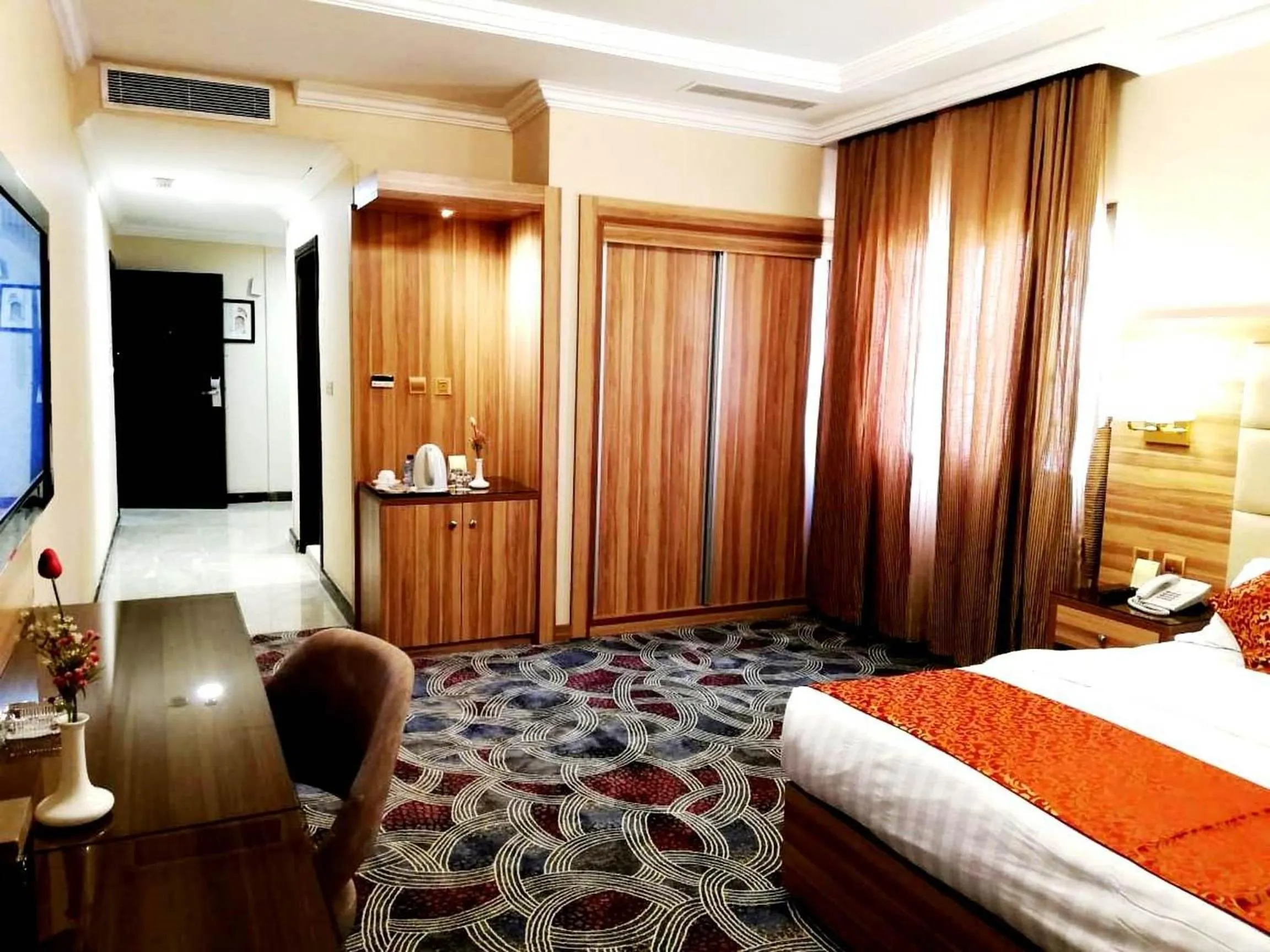 Bed in Roshan Al Azhar Hotel