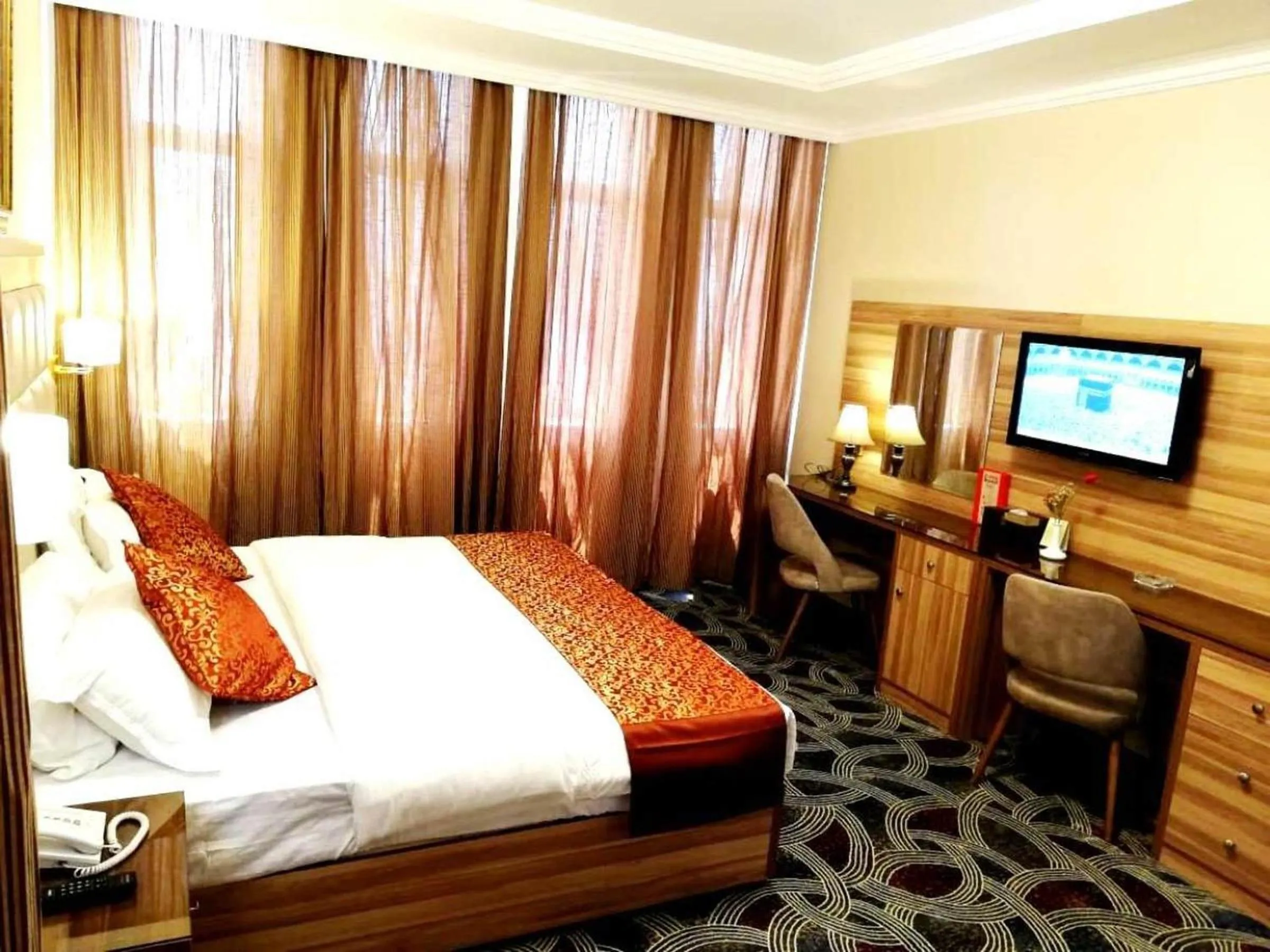 Bed in Roshan Al Azhar Hotel