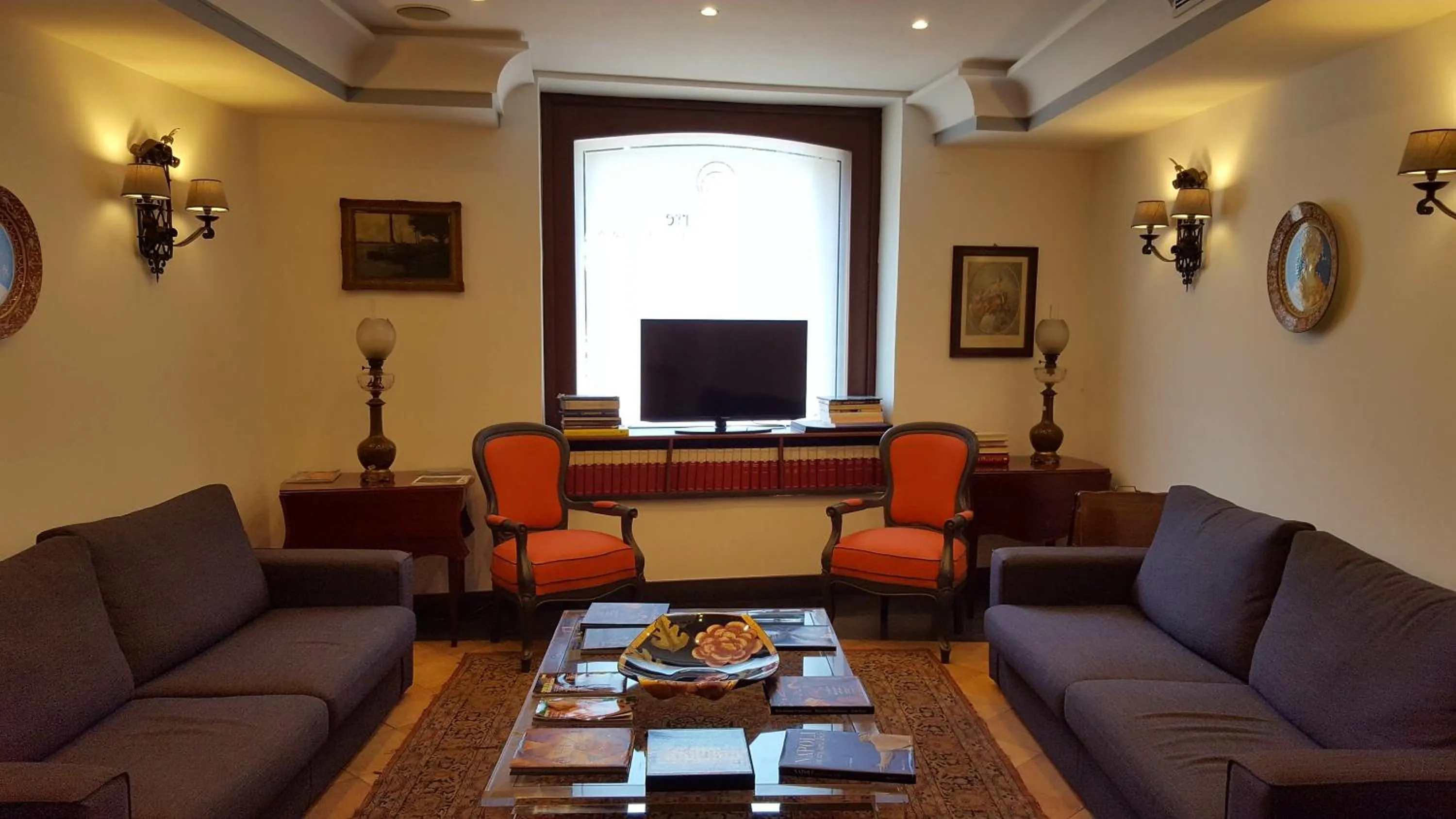 Lobby or reception in Hotel del Real Orto Botanico