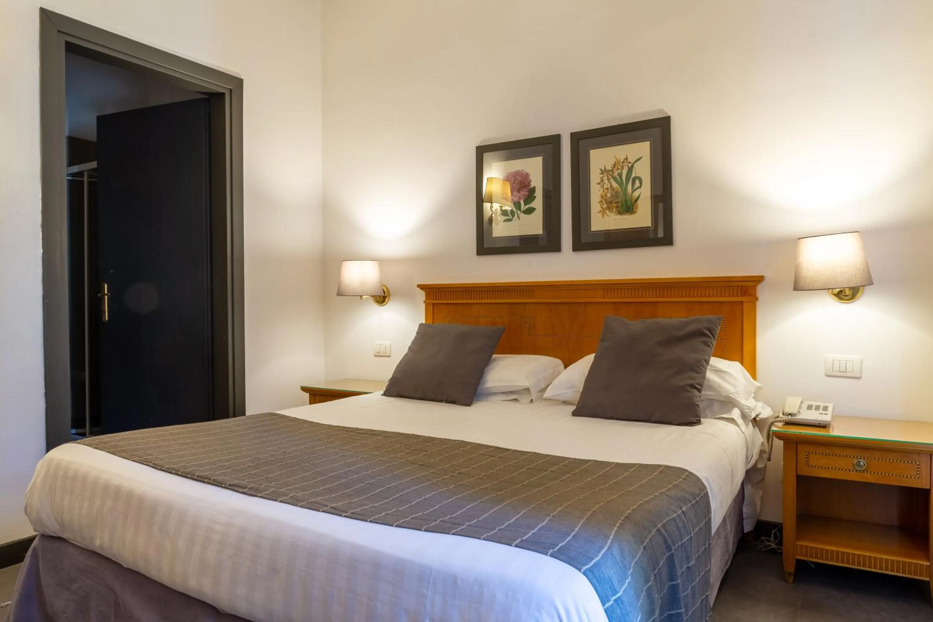 Bedroom, Bed in Hotel del Real Orto Botanico