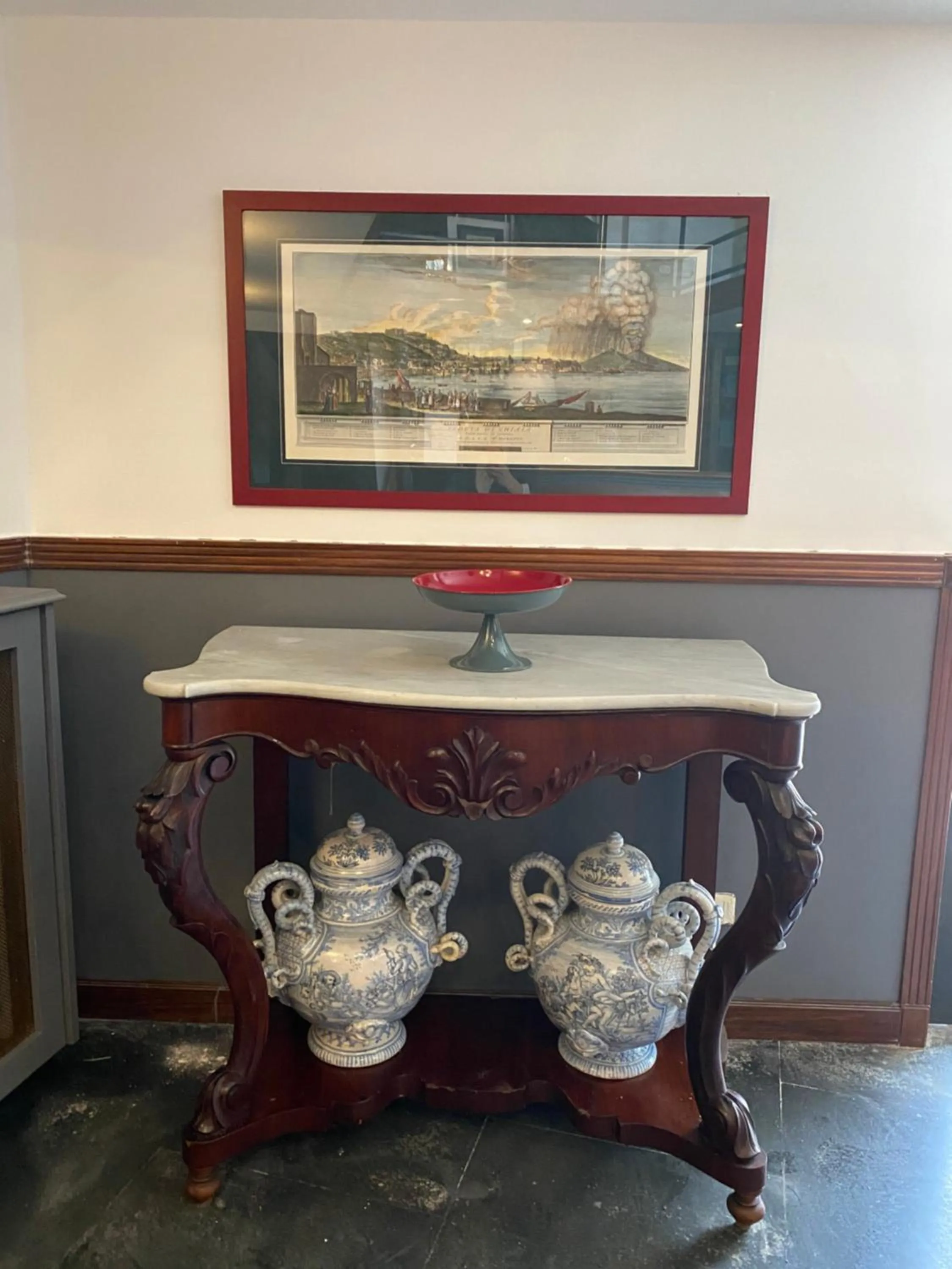 Decorative detail in Hotel del Real Orto Botanico