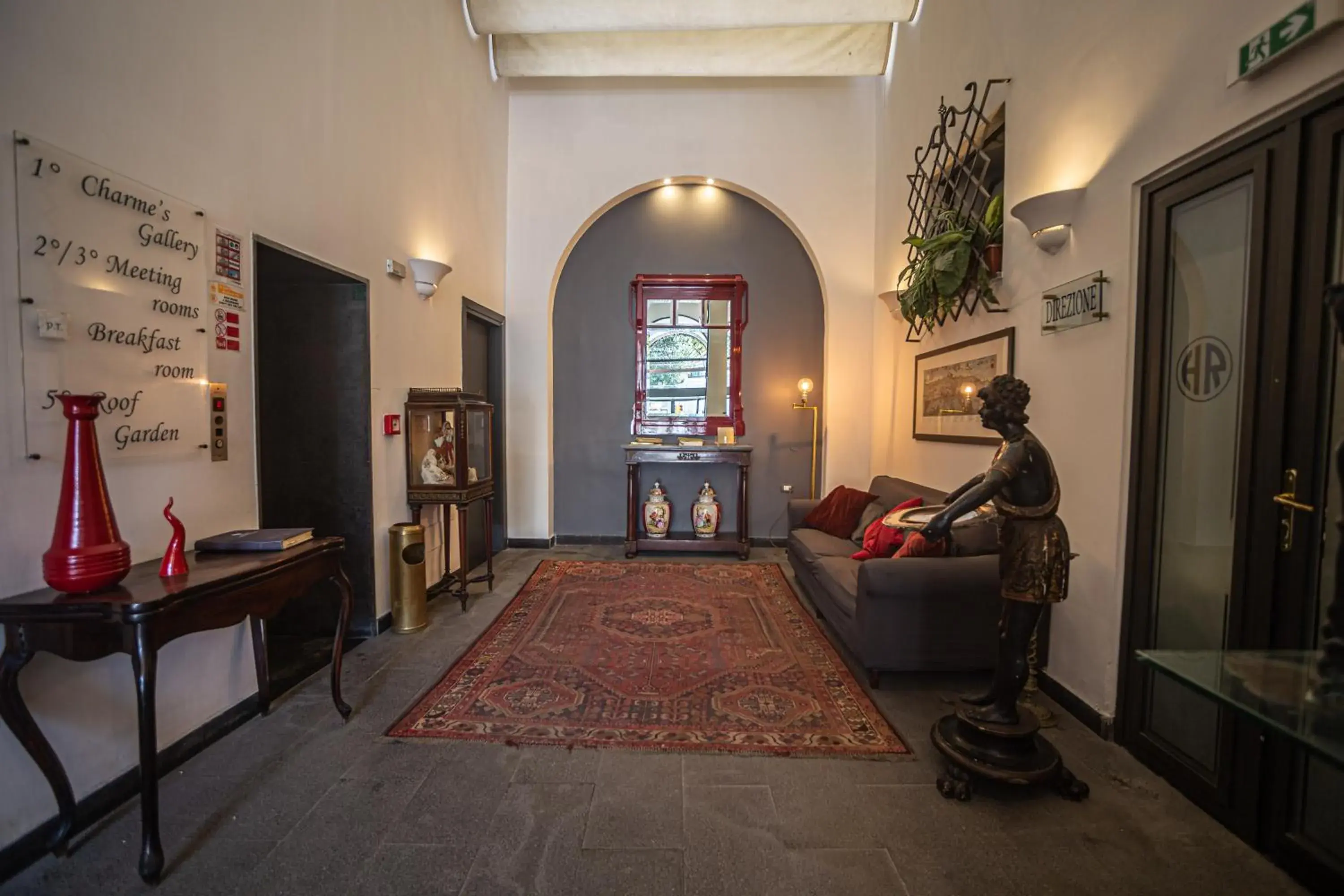 Lobby or reception in Hotel del Real Orto Botanico Lobby or reception in Hotel del Real Orto Botanico