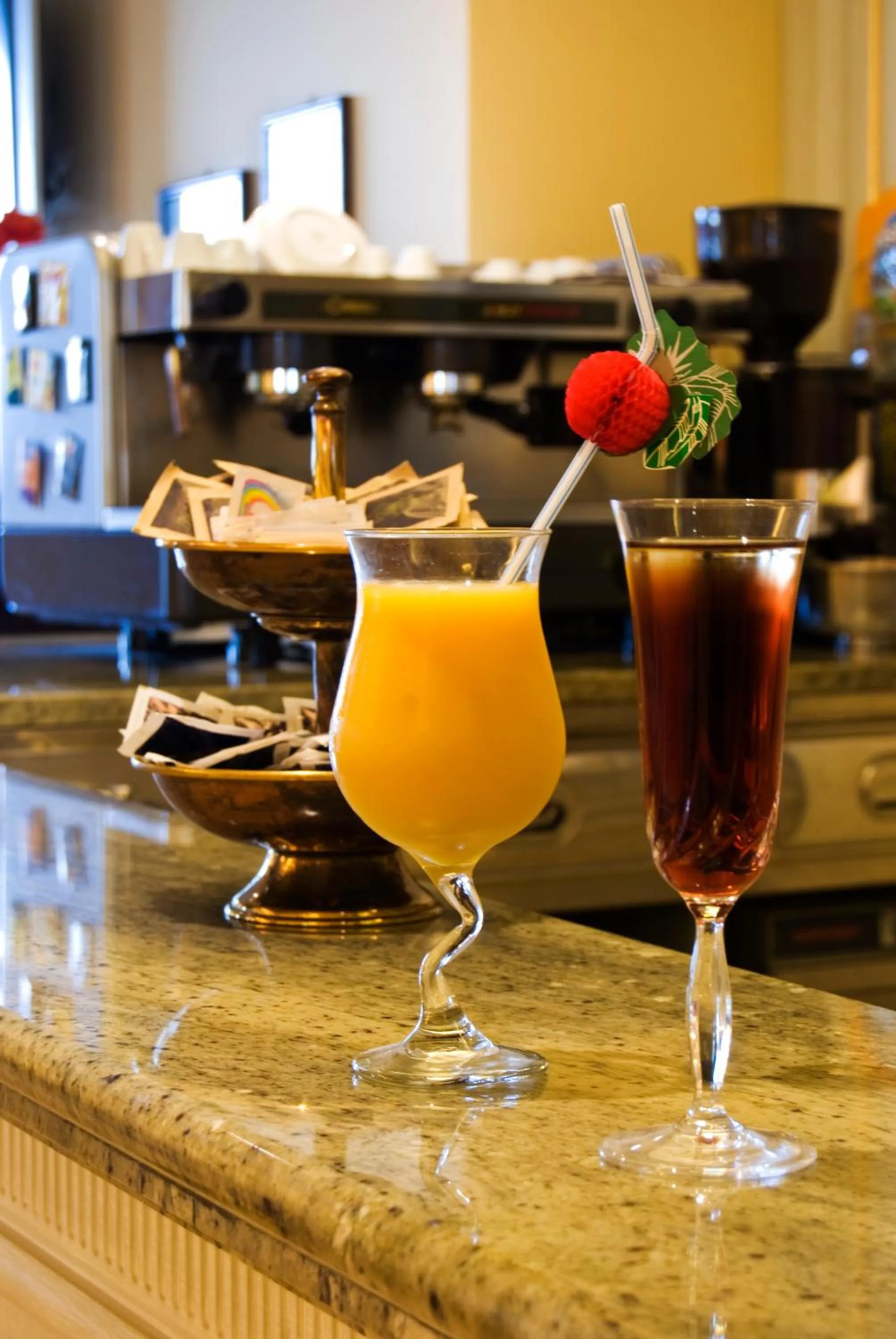 Drinks in Hotel La Vue d'Or