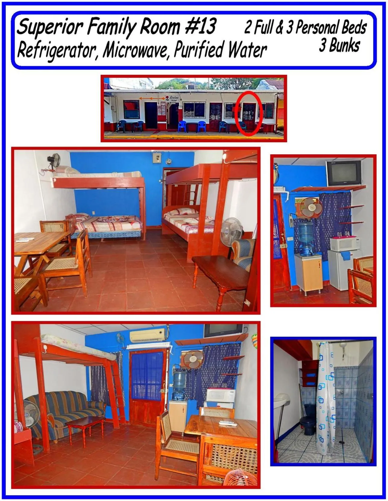 Superior Family Room in Rositas Hotel
