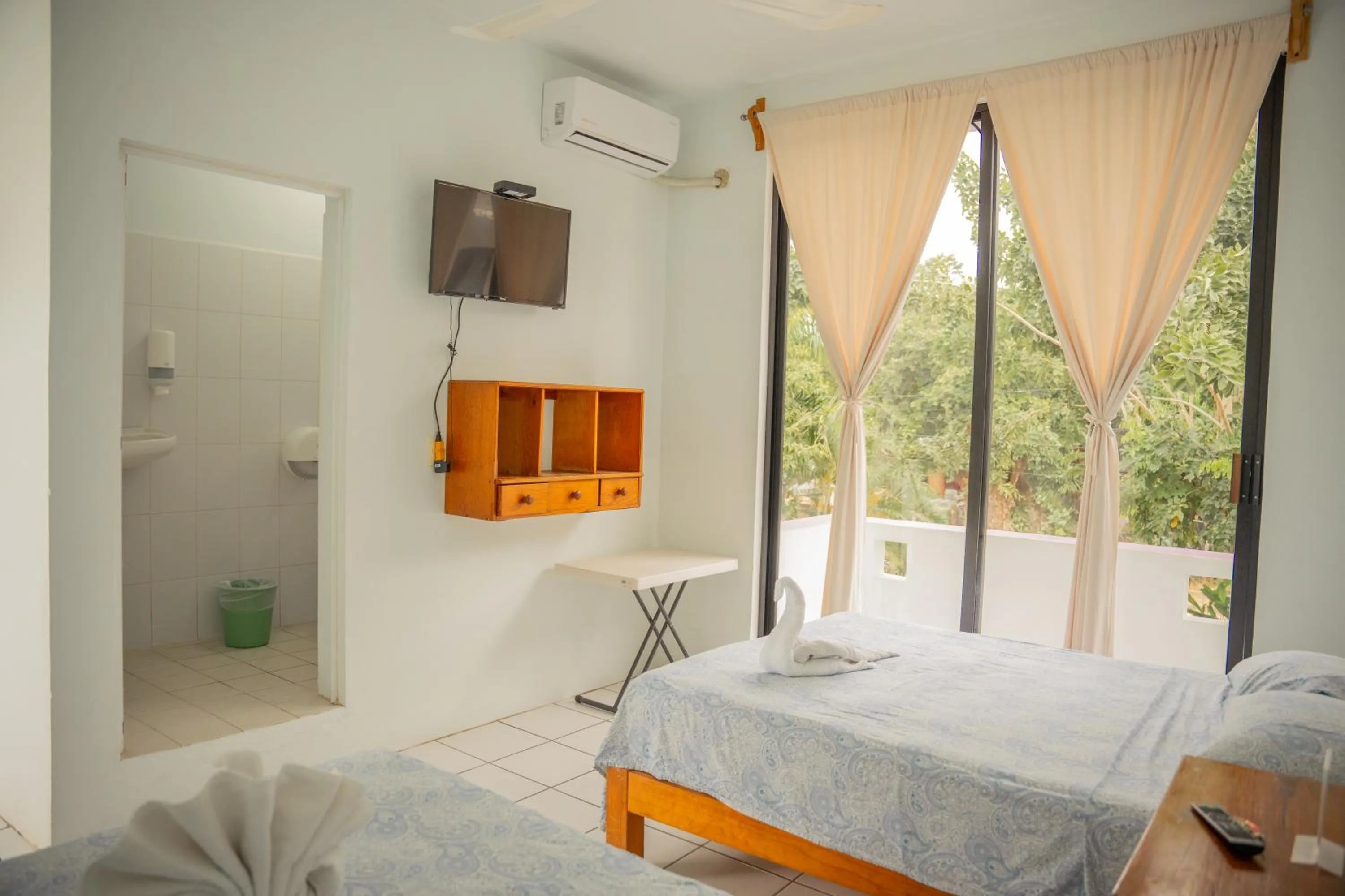 Bed in Hotel Palmarito