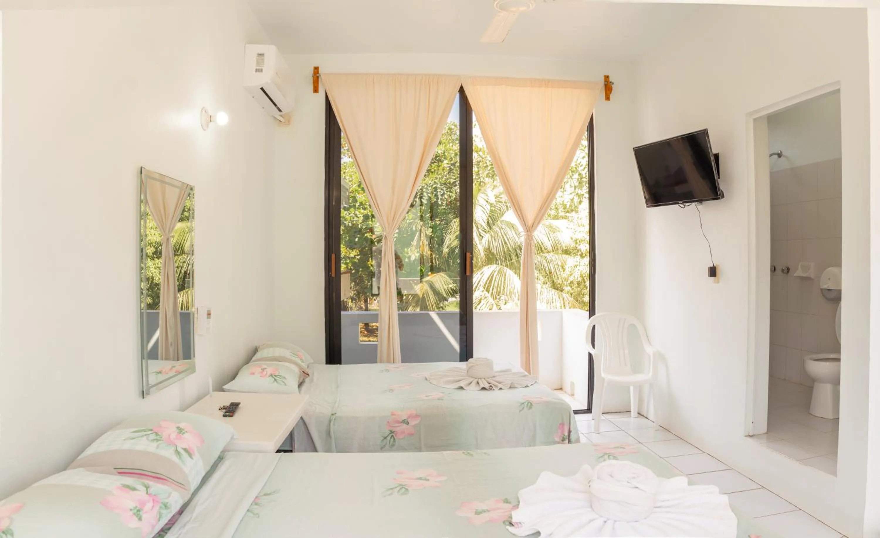 Bed in Hotel Palmarito