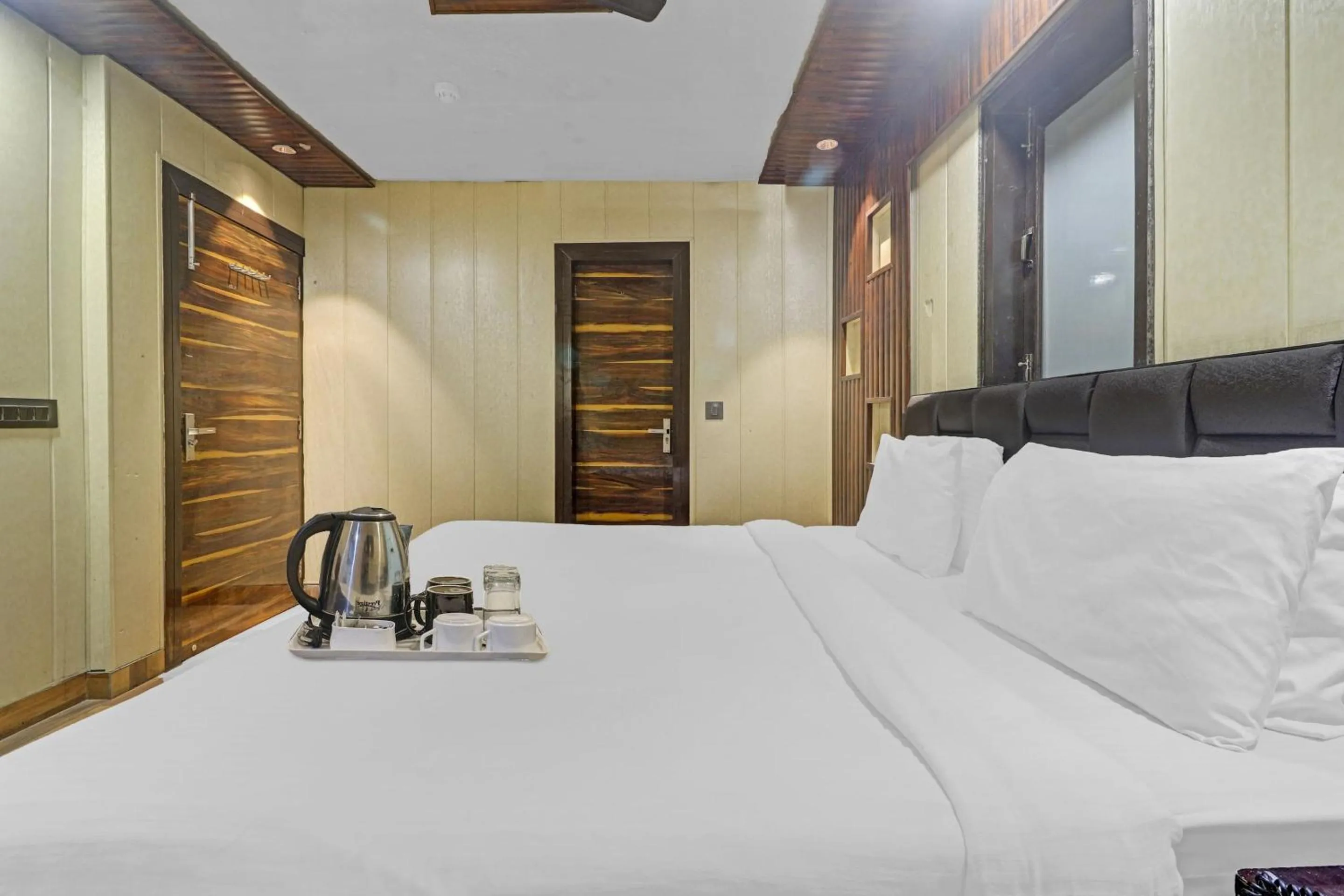 Bedroom, Bed in Townhouse Bhavya Residency