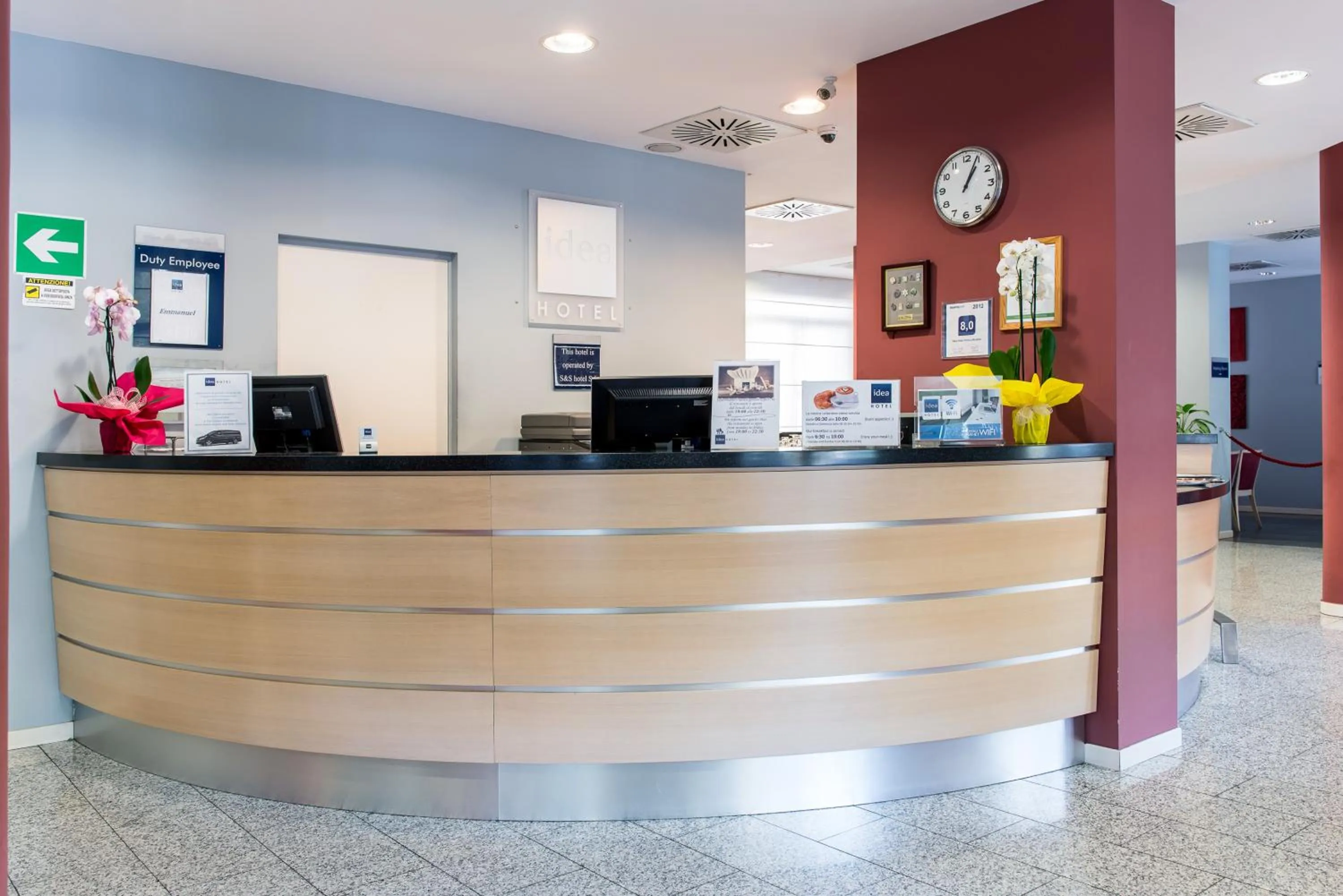 Lobby or reception in Idea Hotel Torino Mirafiori