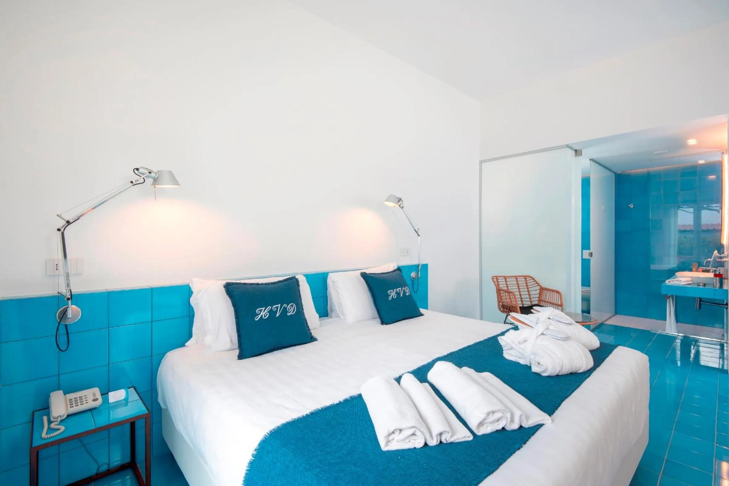 Bed in Hotel Villa Durrueli Resort & Spa