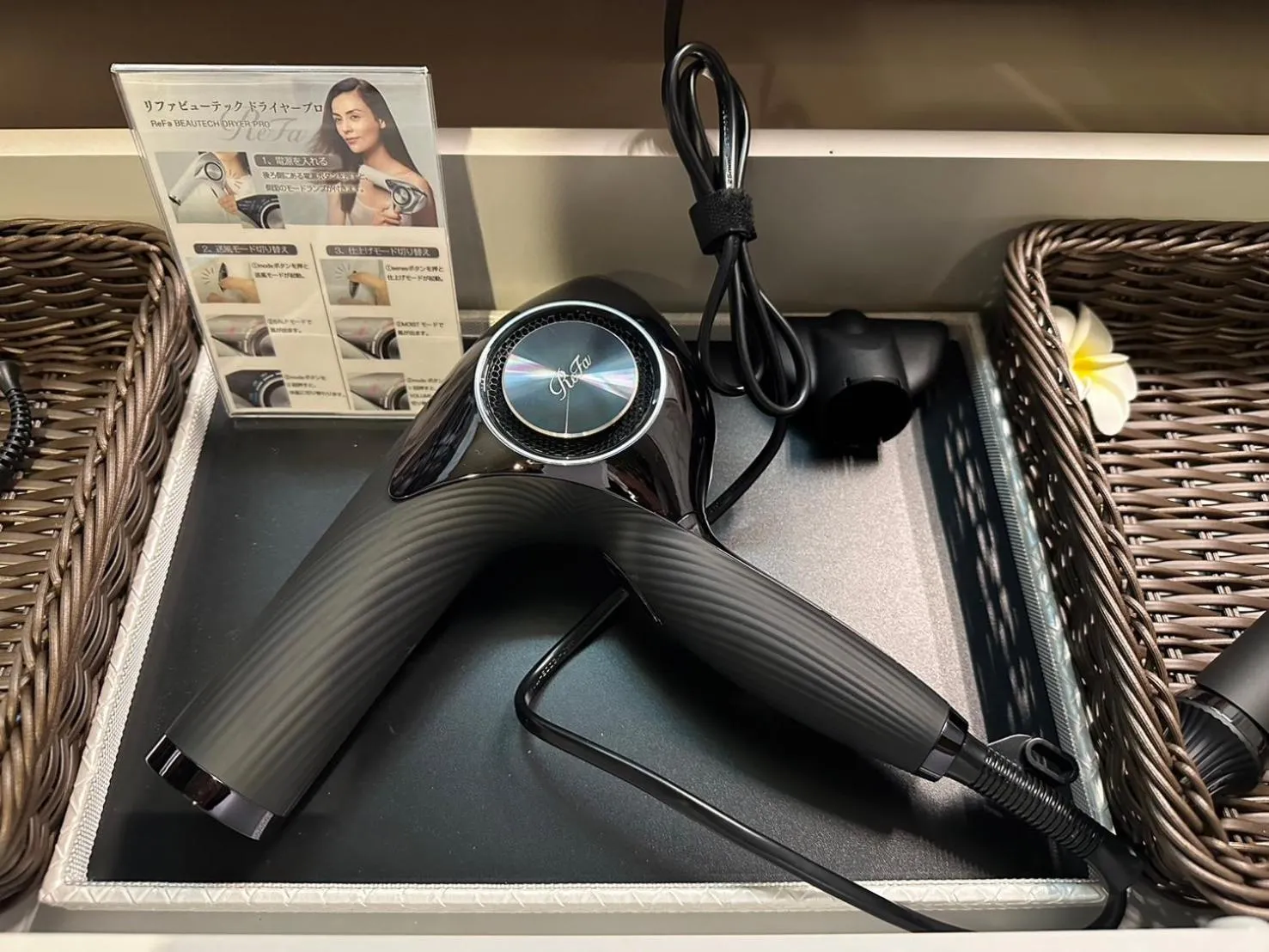 hair dryier in Hotel BaliBali ANNEX 五反田