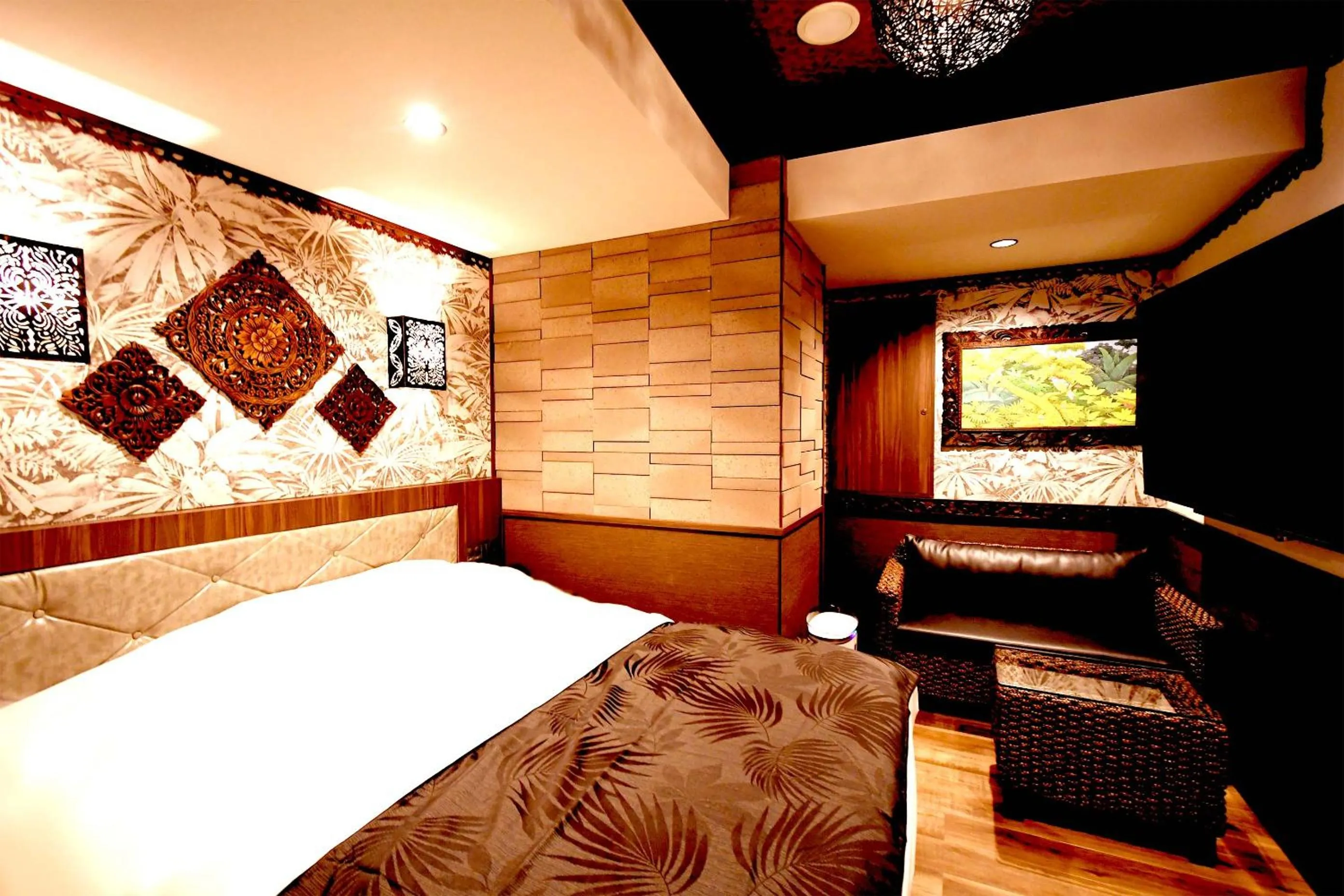 Bed in Hotel BaliBali ANNEX 五反田