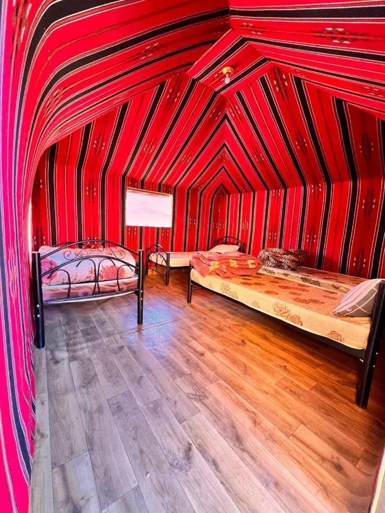 Photo of the whole room, Bed in Wadi Rum White Mountain Camp