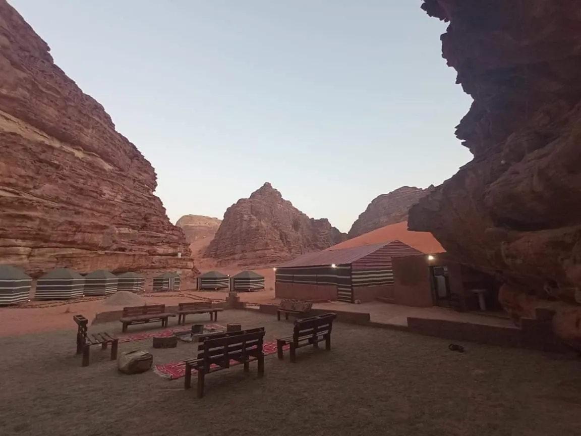 Patio in Wadi Rum White Mountain Camp