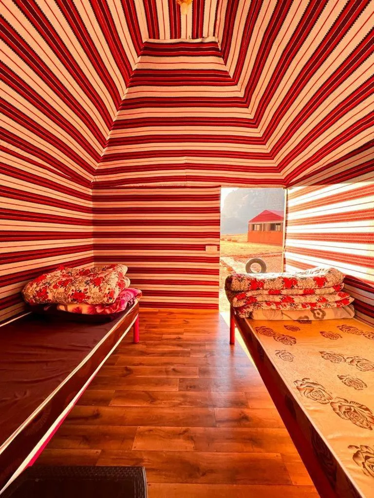 Photo of the whole room, Bed in Wadi Rum White Mountain Camp
