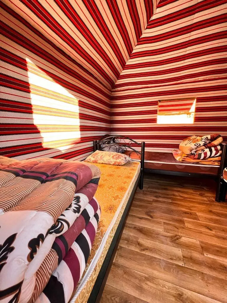 Photo of the whole room, Bed in Wadi Rum White Mountain Camp