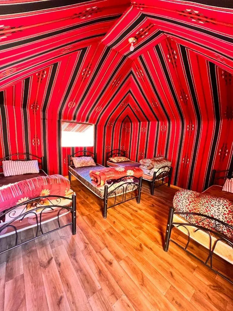 Photo of the whole room, Bed in Wadi Rum White Mountain Camp