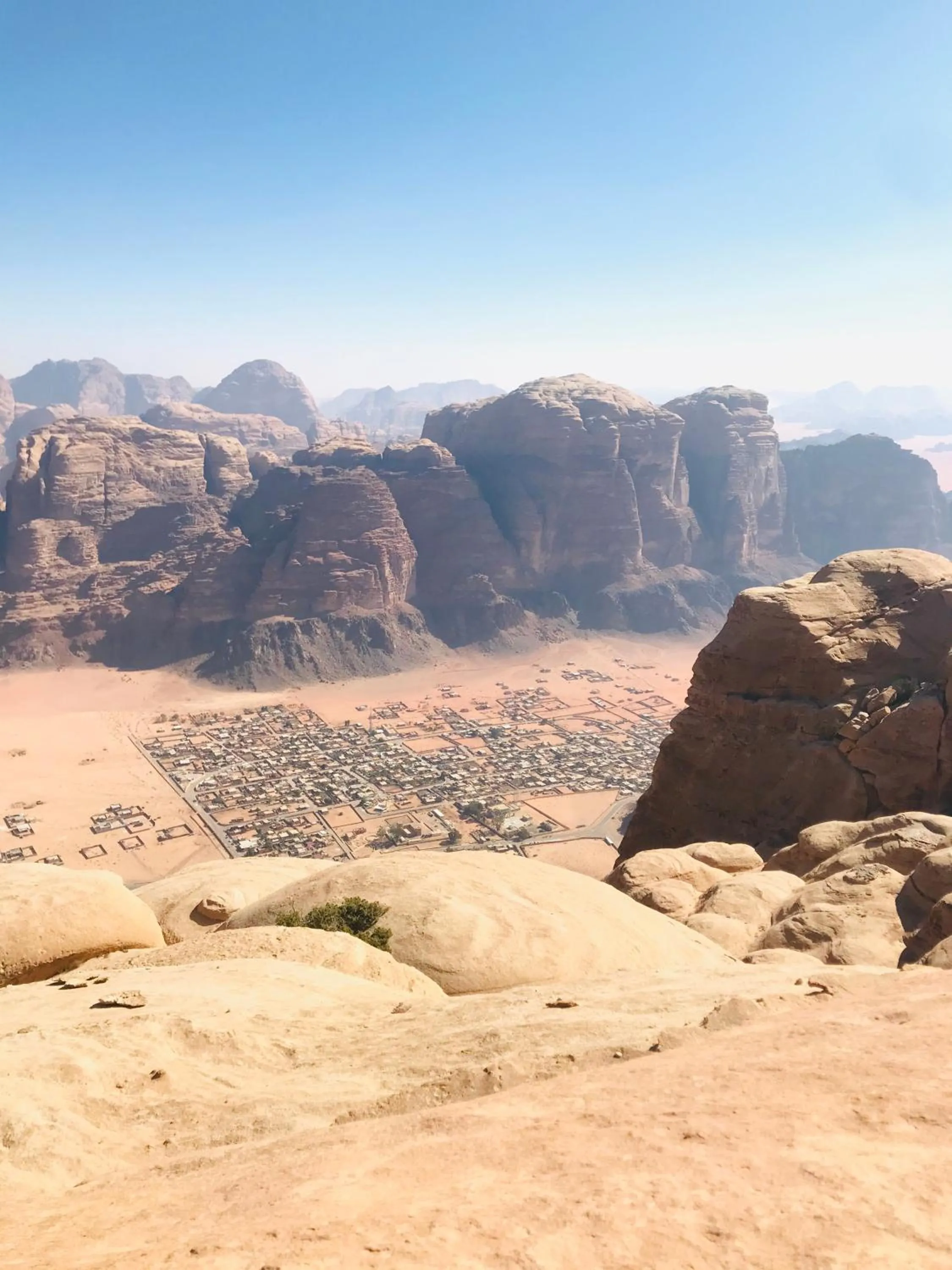 Natural landscape in Wadi Rum White Mountain Camp