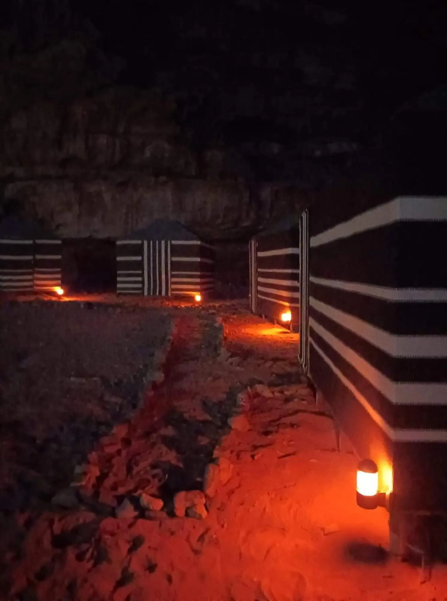 Property building in Wadi Rum White Mountain Camp