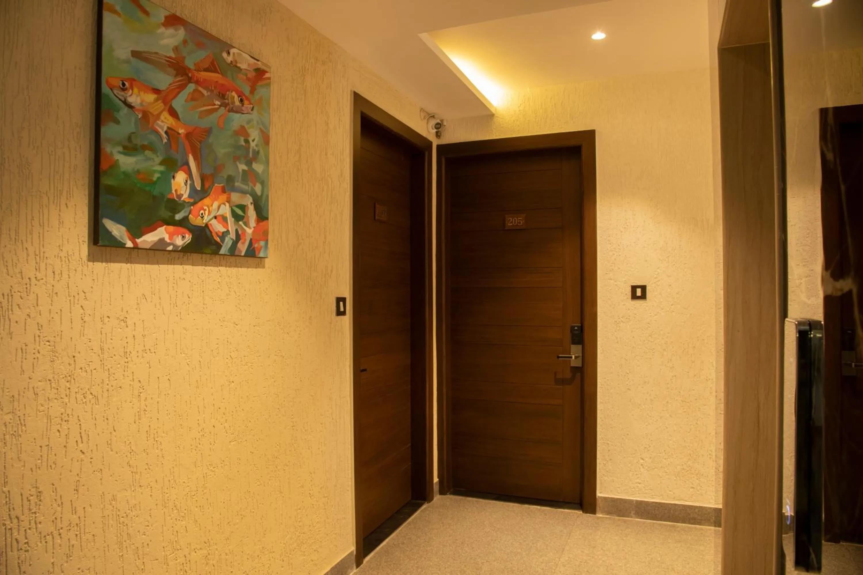 Decorative detail in Hotel Dream Inn