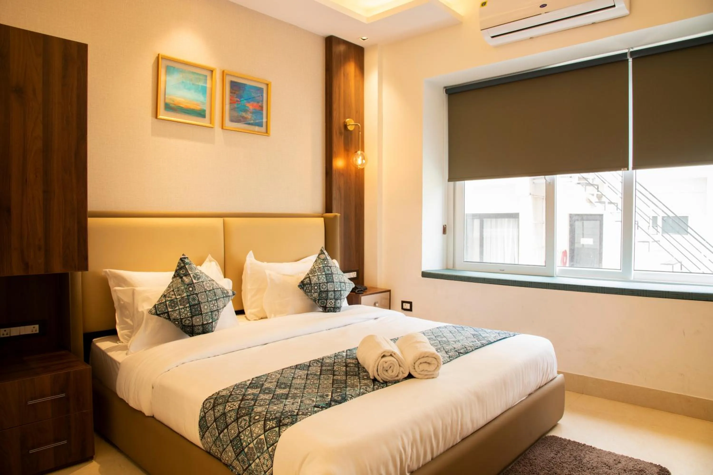 Bed in Hotel Dream Inn