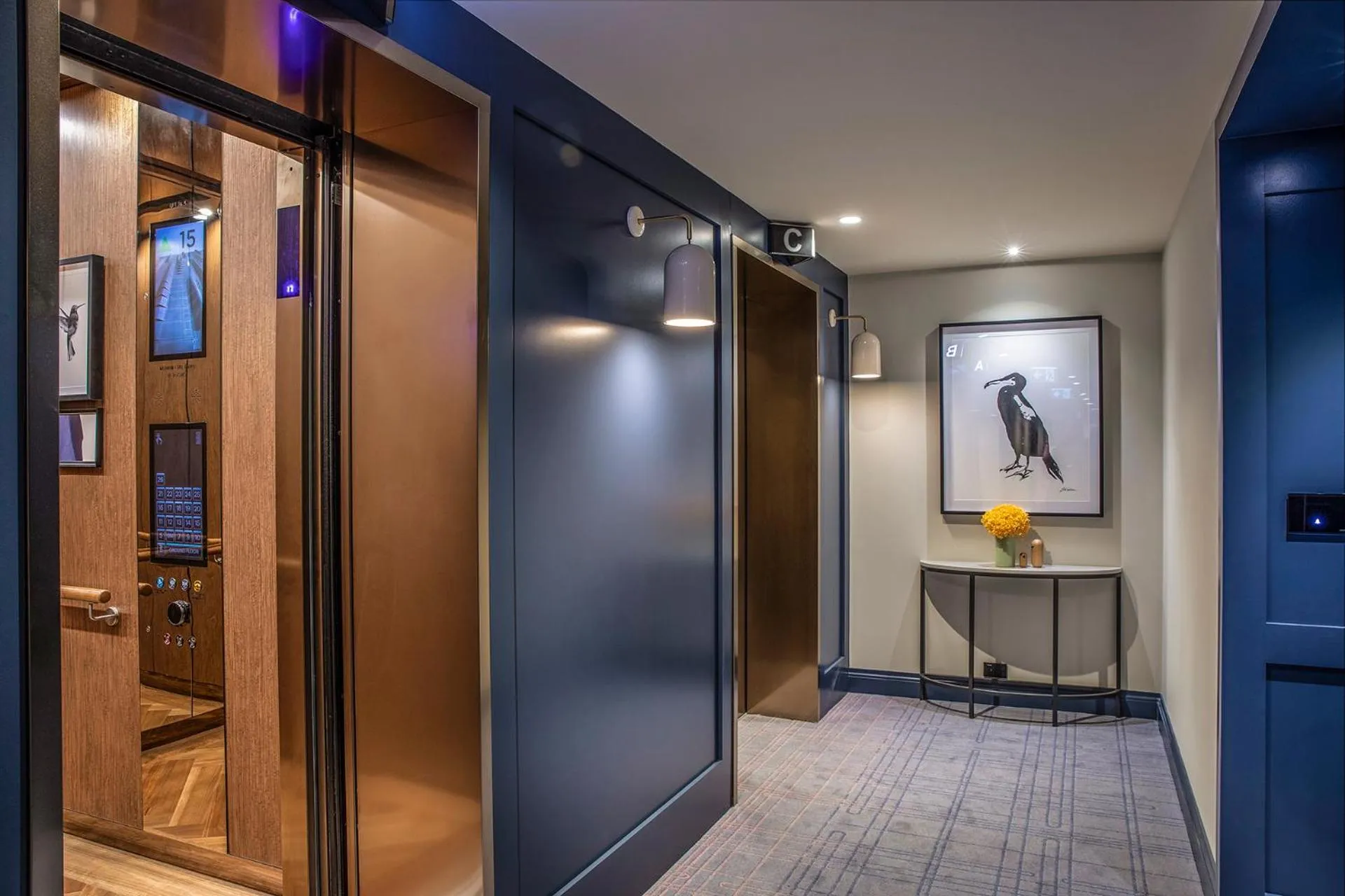 elevator in voco Melbourne Central