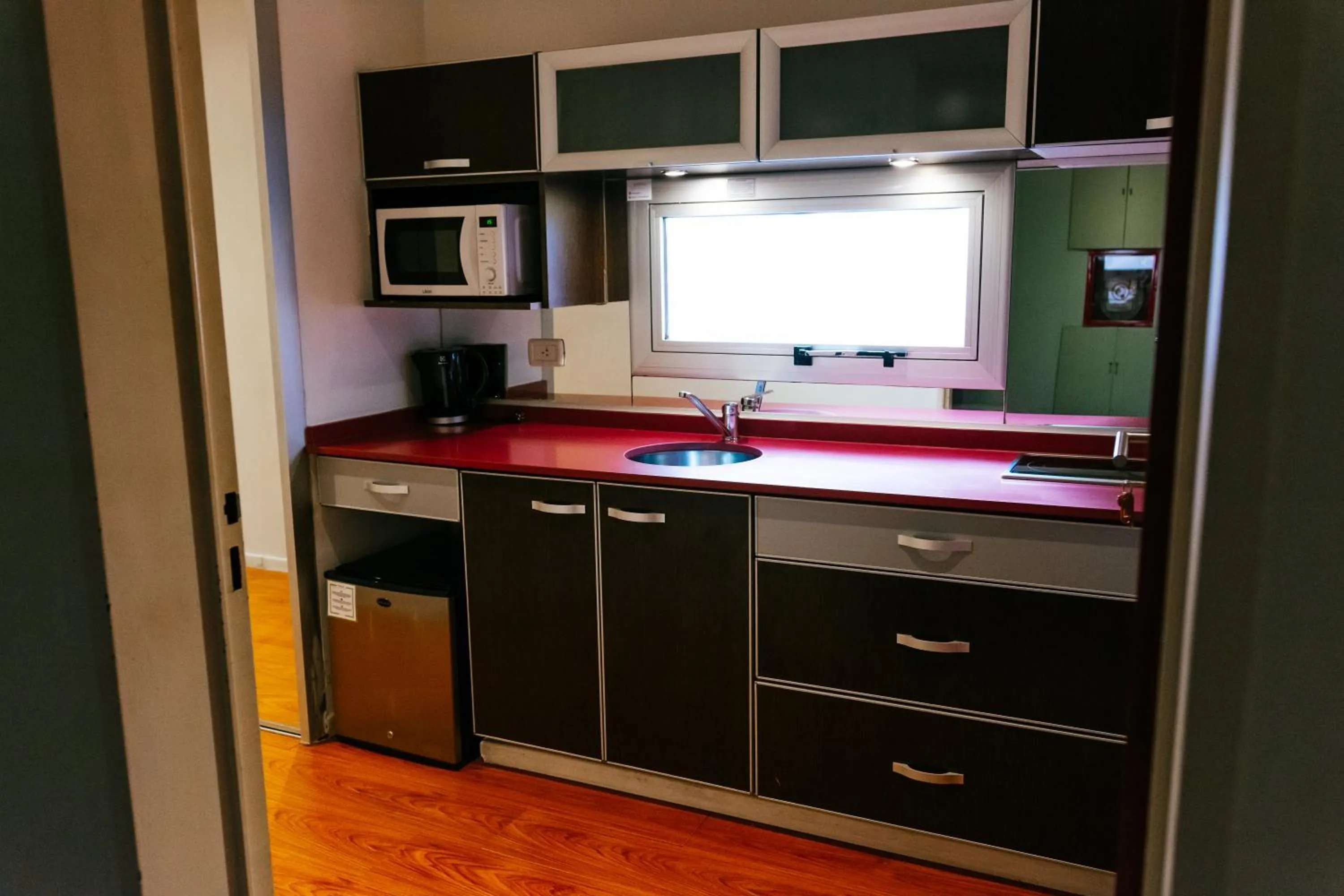 kitchen in BENS Downtown Apartments