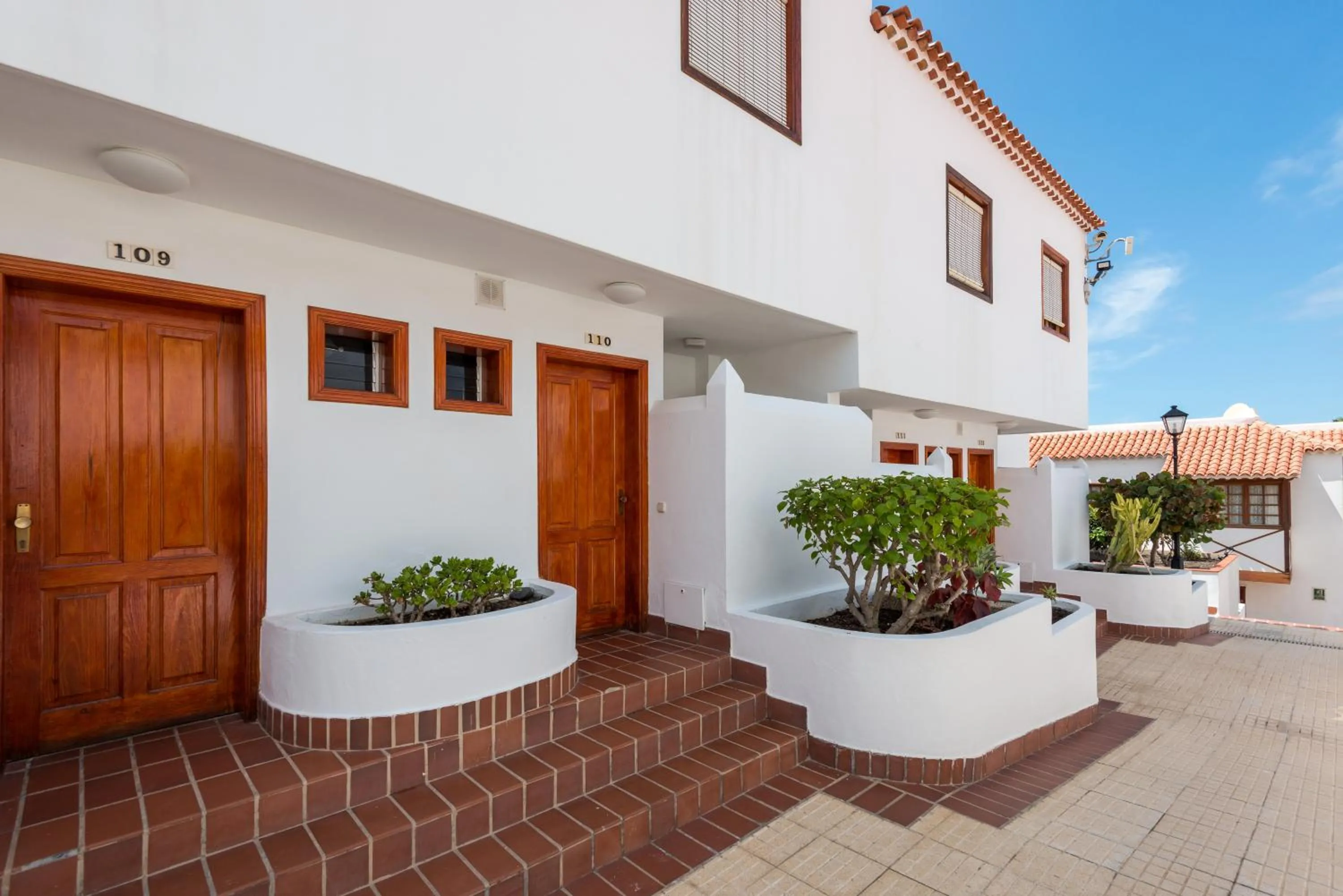 Patio in Apartamentos El Beril Costa Adeje