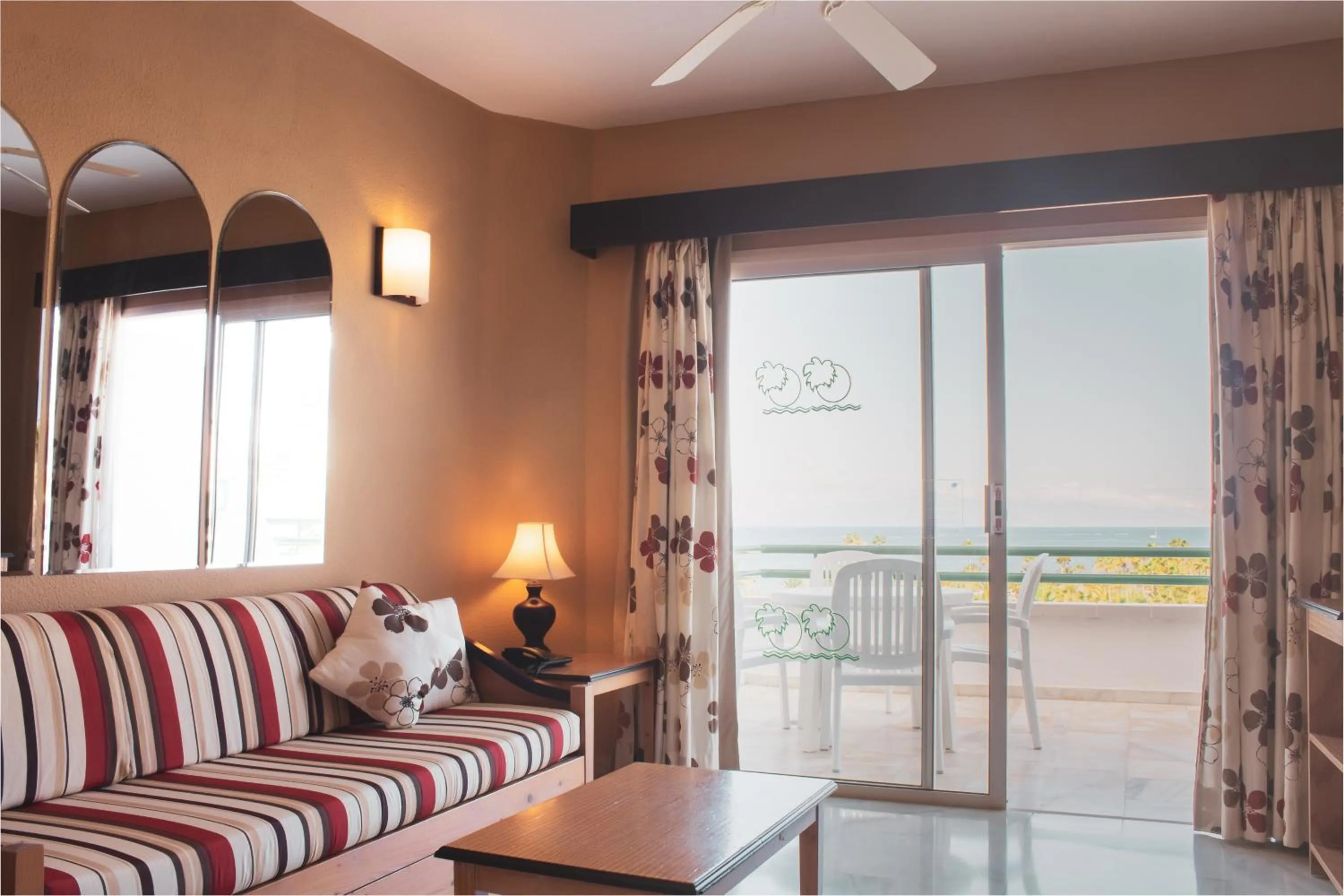 Seating area, Bed in Apartamentos El Beril Costa Adeje