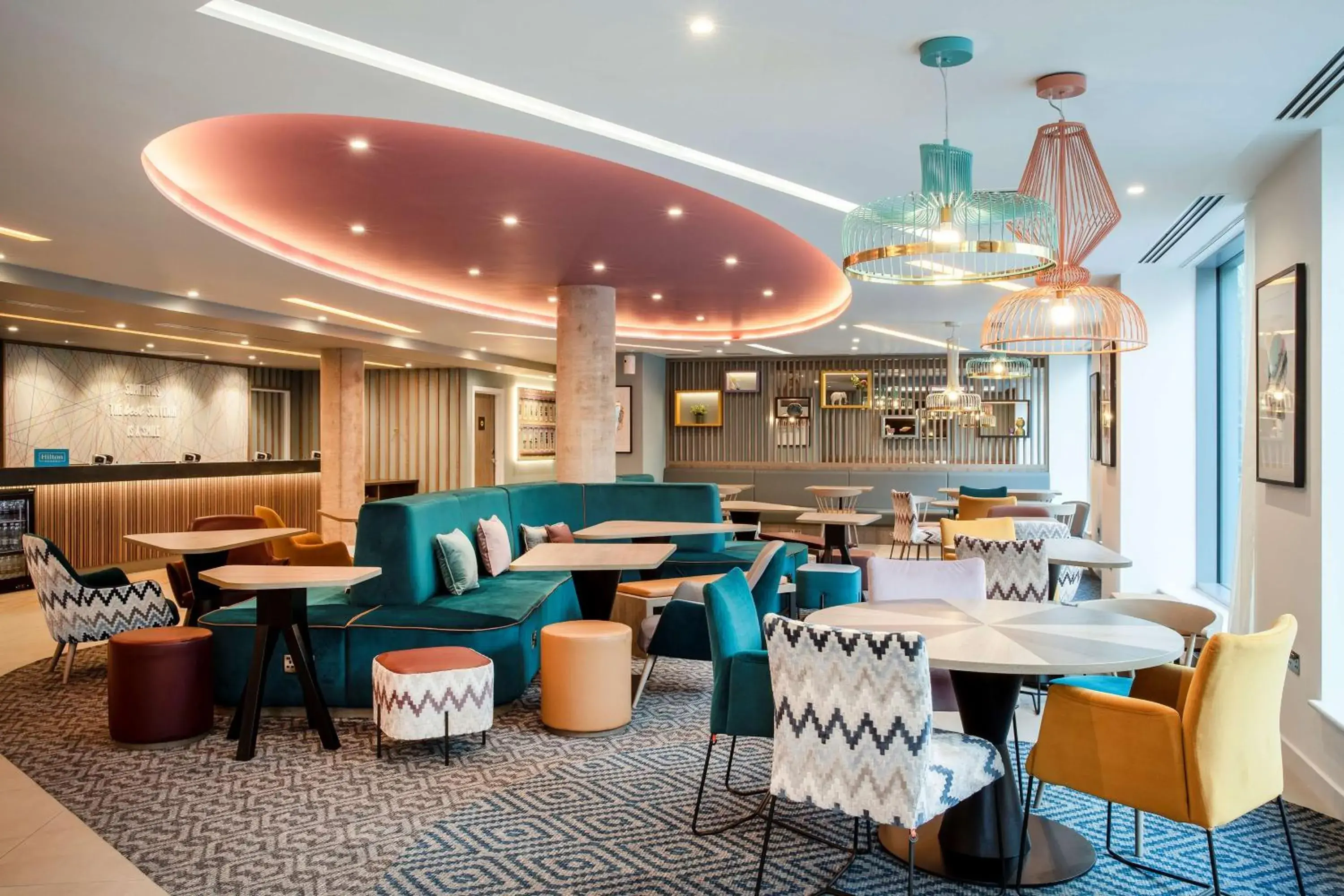 Lobby or reception in Hampton By Hilton Bath City Lobby or reception in Hampton By Hilton Bath City