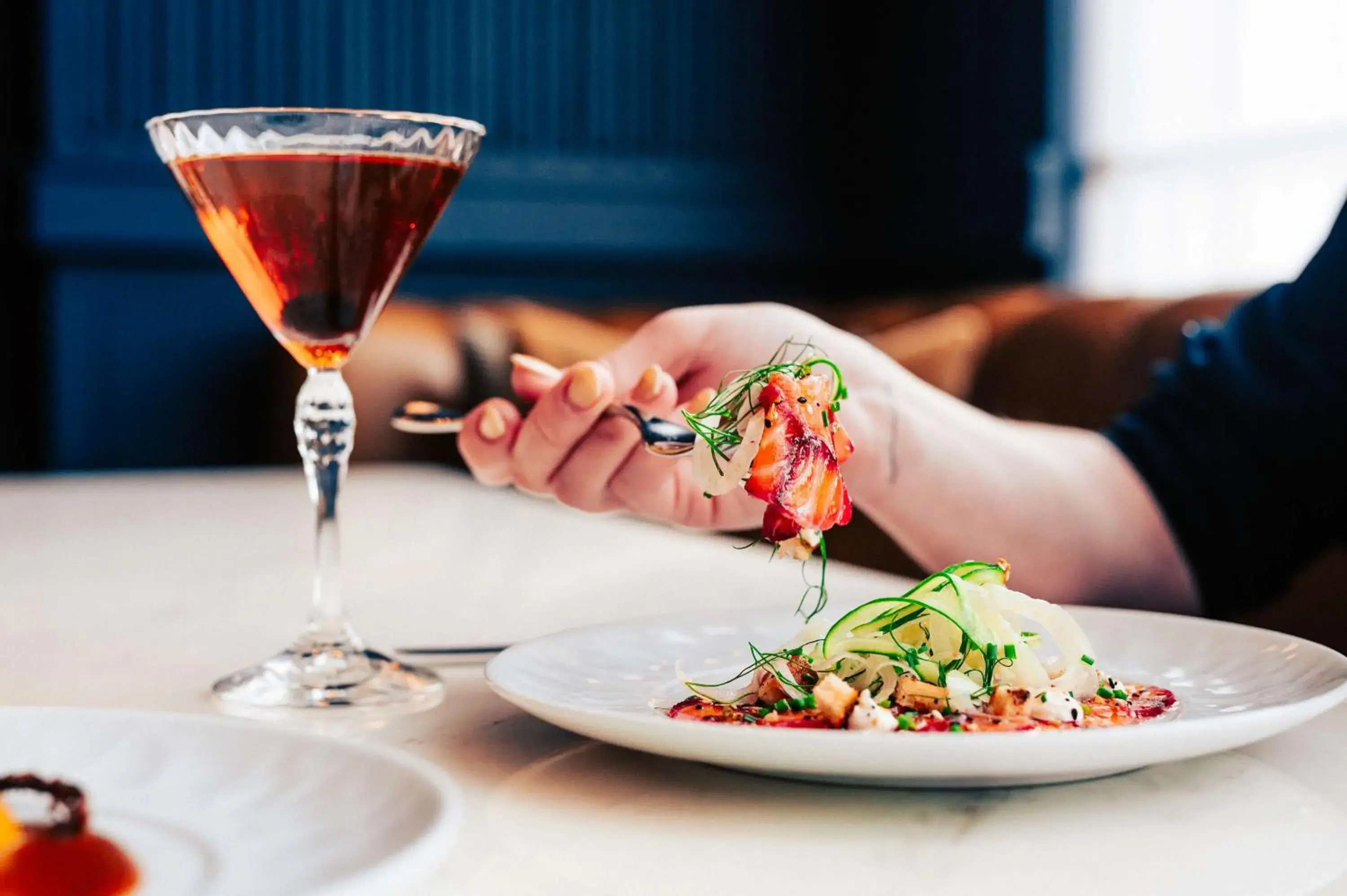 Dining area in Conrad Nashville Dining area in Conrad Nashville