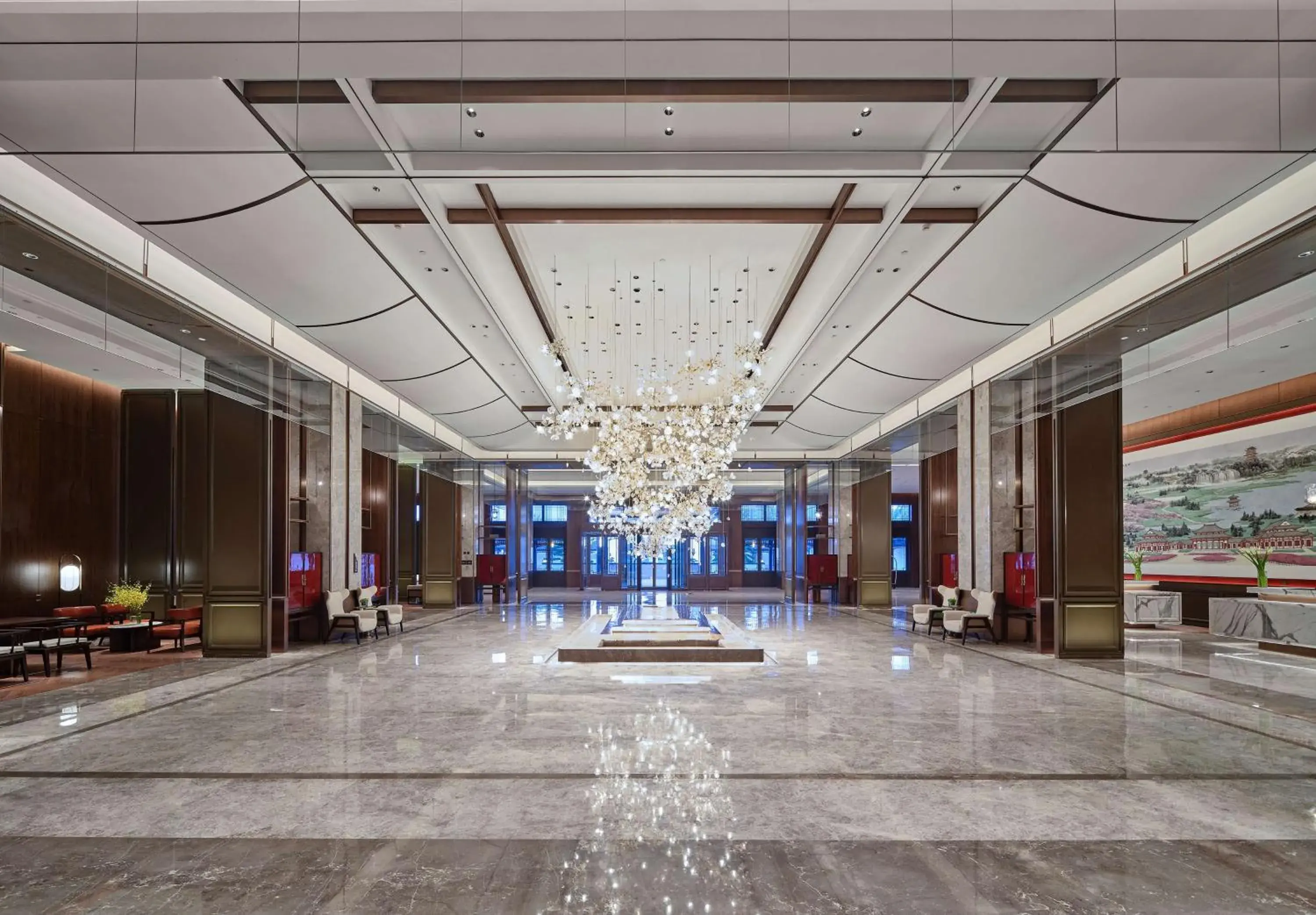 Lobby or reception in Doubletree By Hilton Yancheng Dayangwan Lobby or reception in Doubletree By Hilton Yancheng Dayangwan