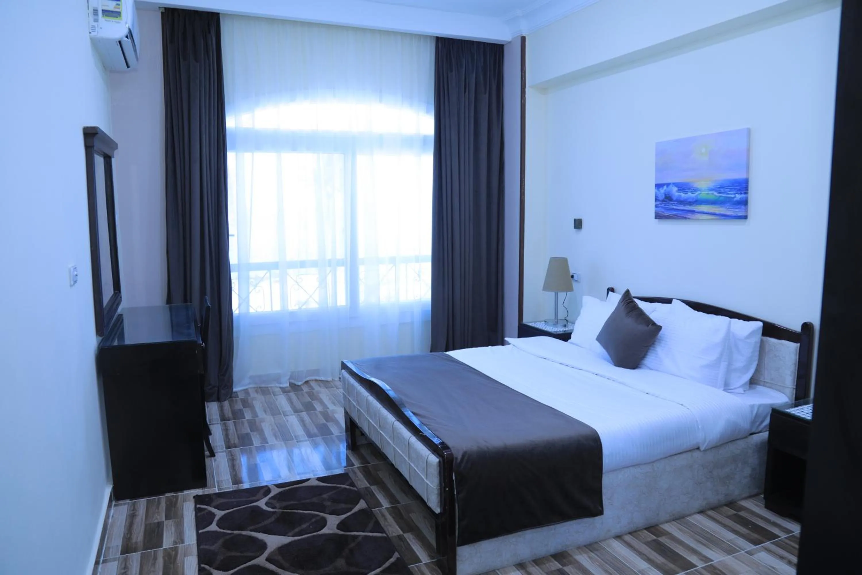 Bed in Jewel Fayed Hotel